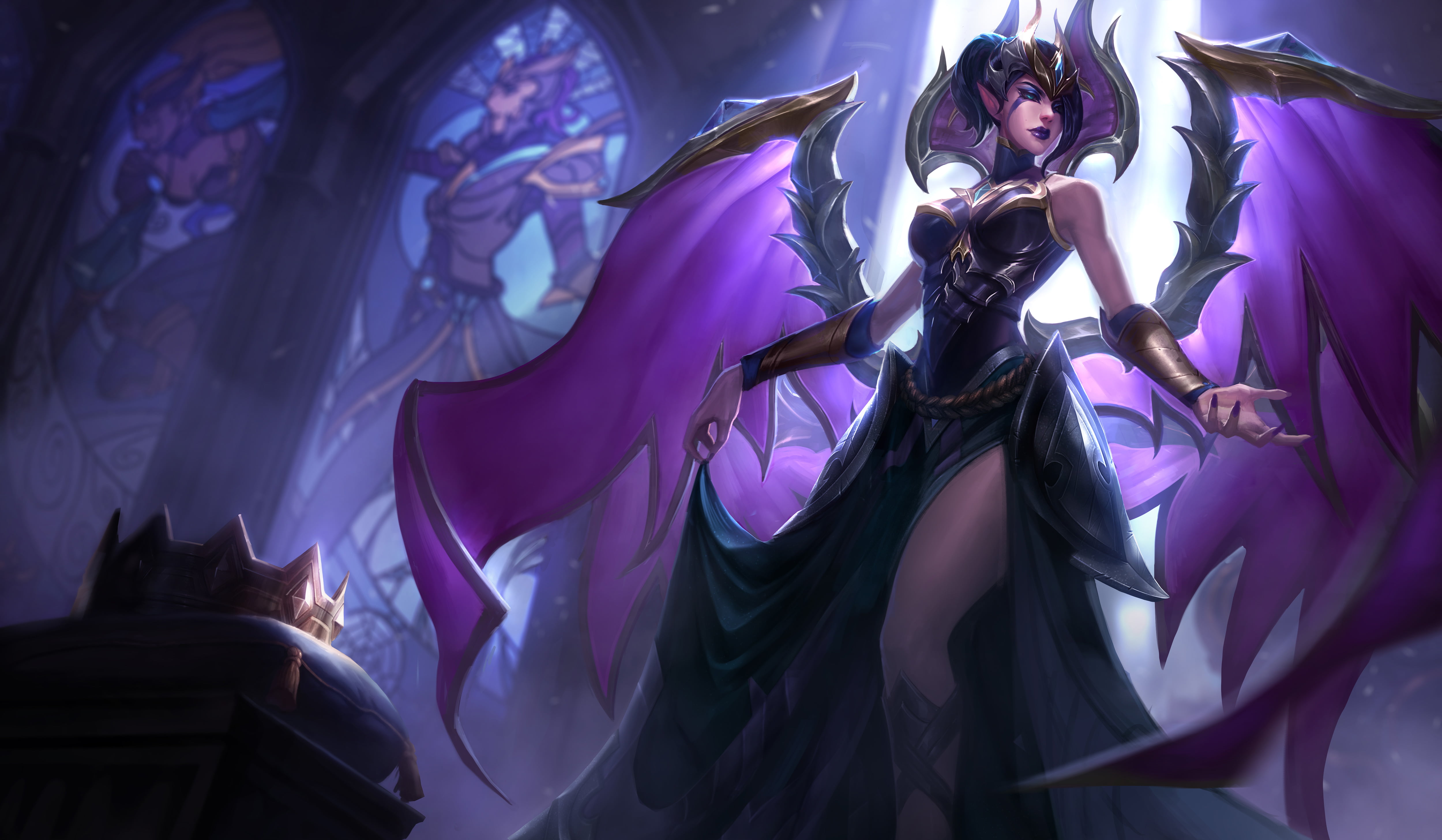 League Of Legends, Video Game, 4K, Morgana (League Of Legends), HD Wallpaper