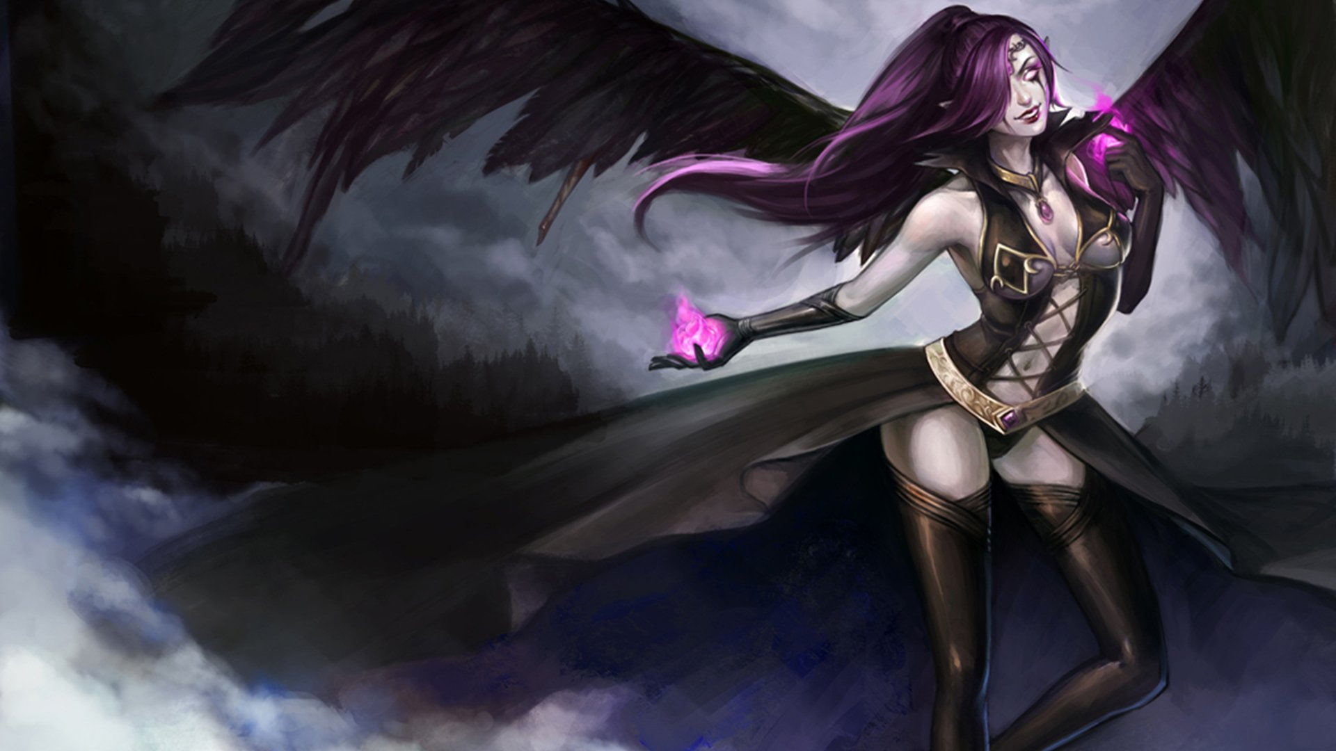 Video Game, 1080P, Morgana (League Of Legends), League Of Legends, HD Wallpaper