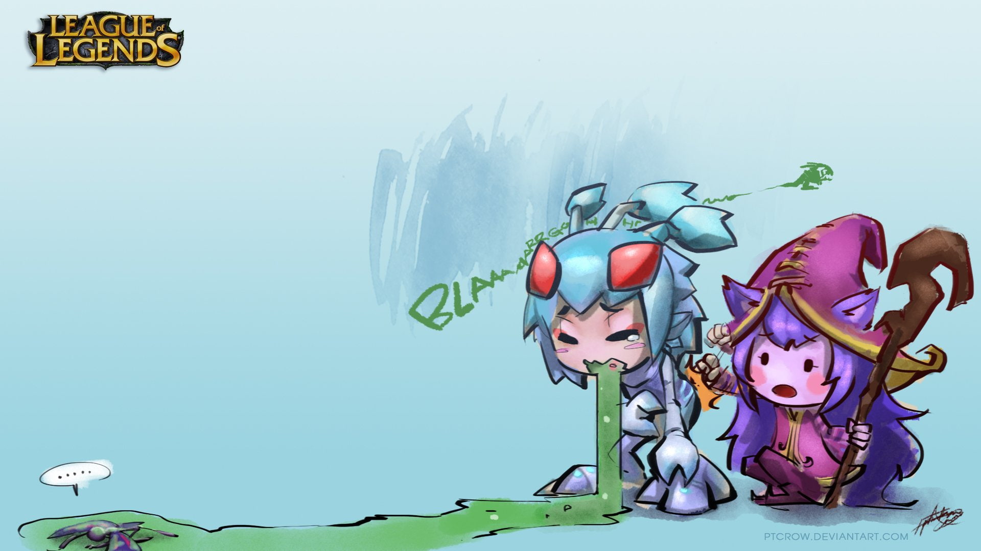 1080P, Lulu (League Of Legends), League Of Legends, KogMaw (League Of Legends), Video Game, HD Wallpaper