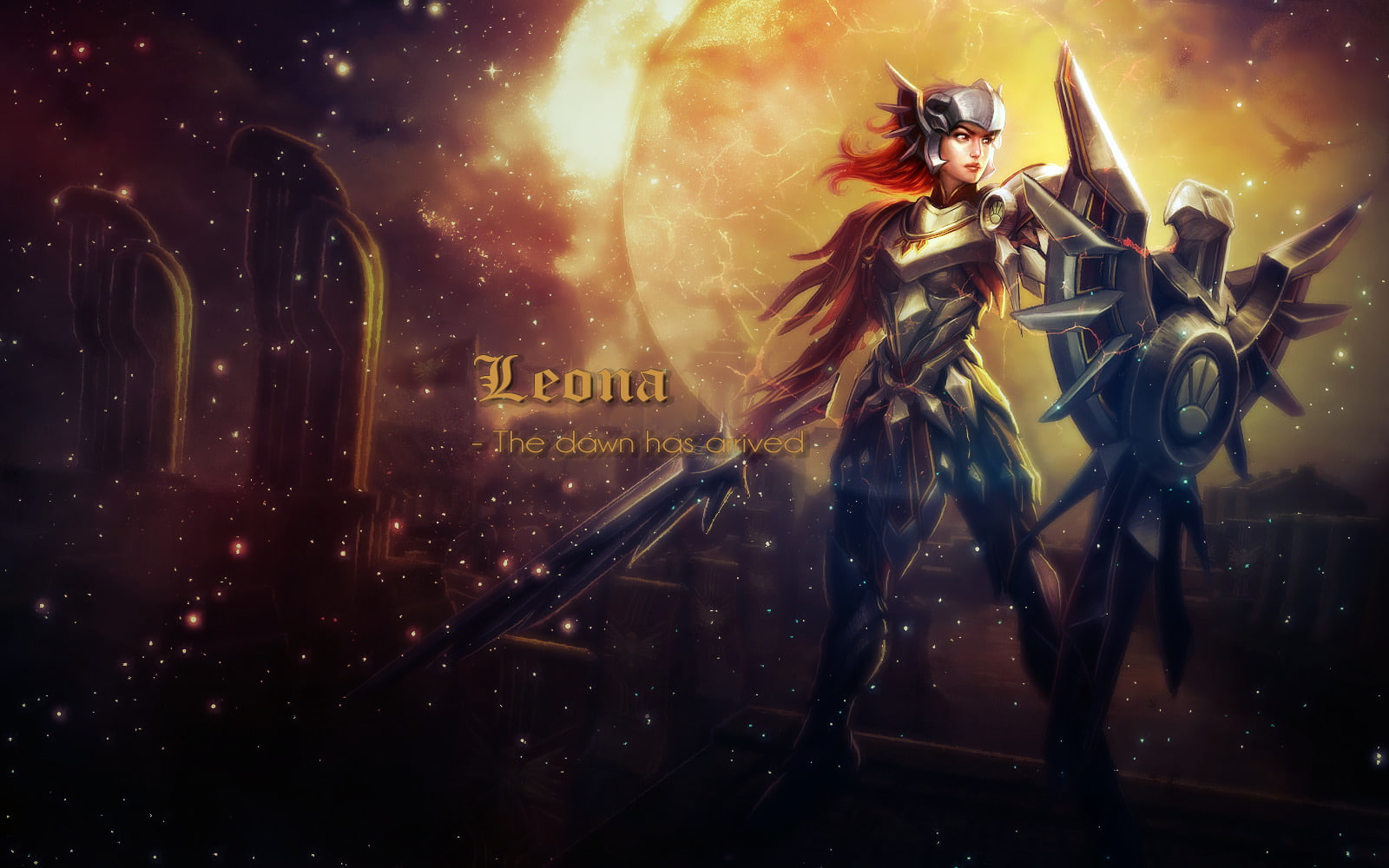 Leona (League Of Legends), Video Game, 720P, League Of Legends, HD Wallpaper