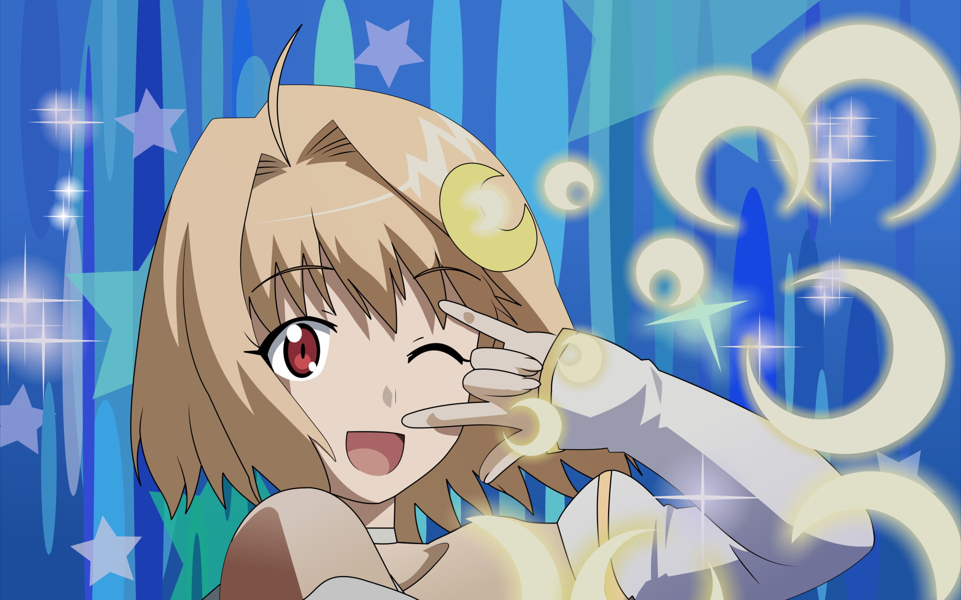 arcueid, vector, wink, phantasmoon, tsukihime, brunestud, 1080P, phantasm, carnival, shingetsutan, HD Wallpaper
