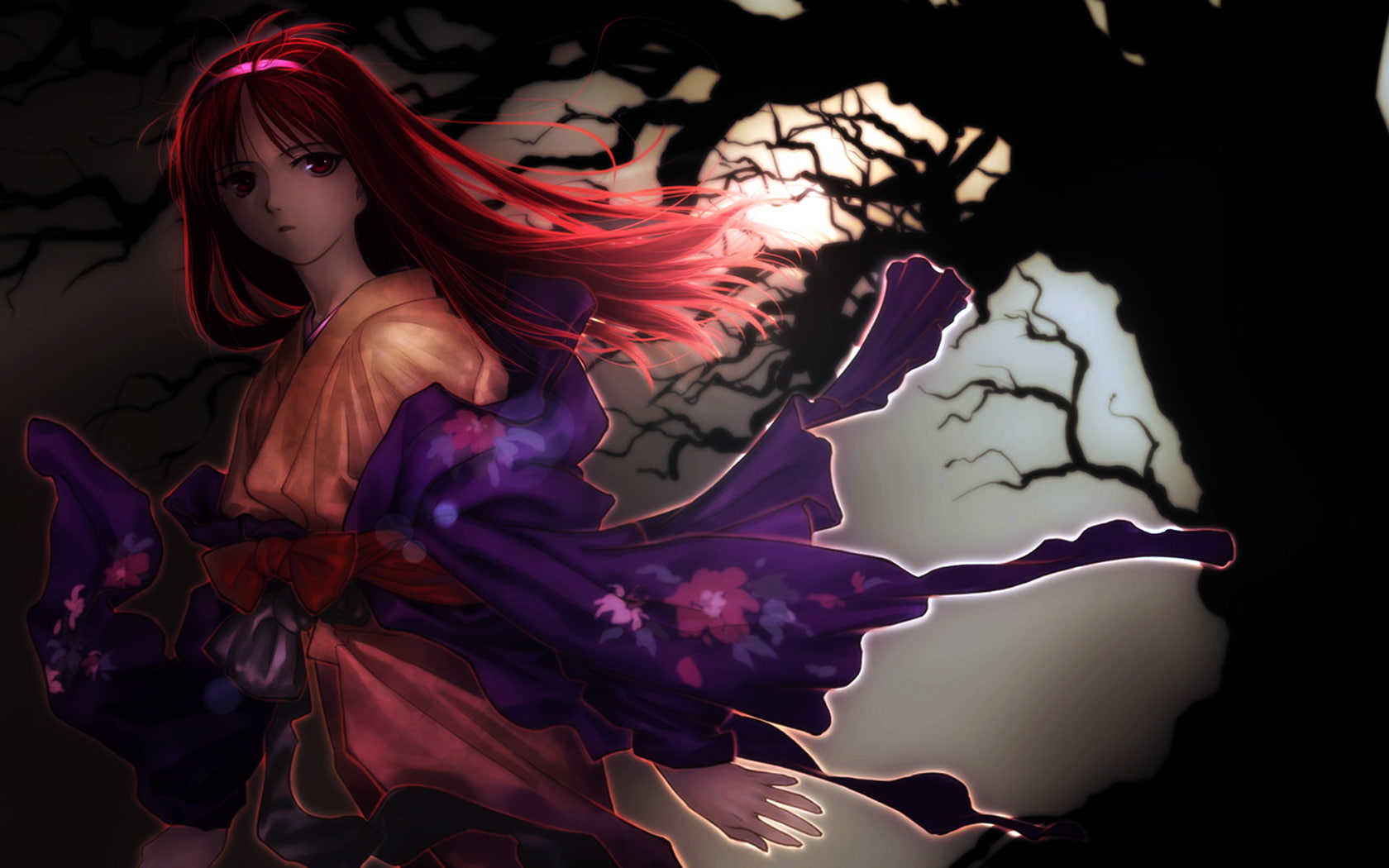 tohno, vermillion, 720P, shingetsutan, tsukihime, akiha, HD Wallpaper