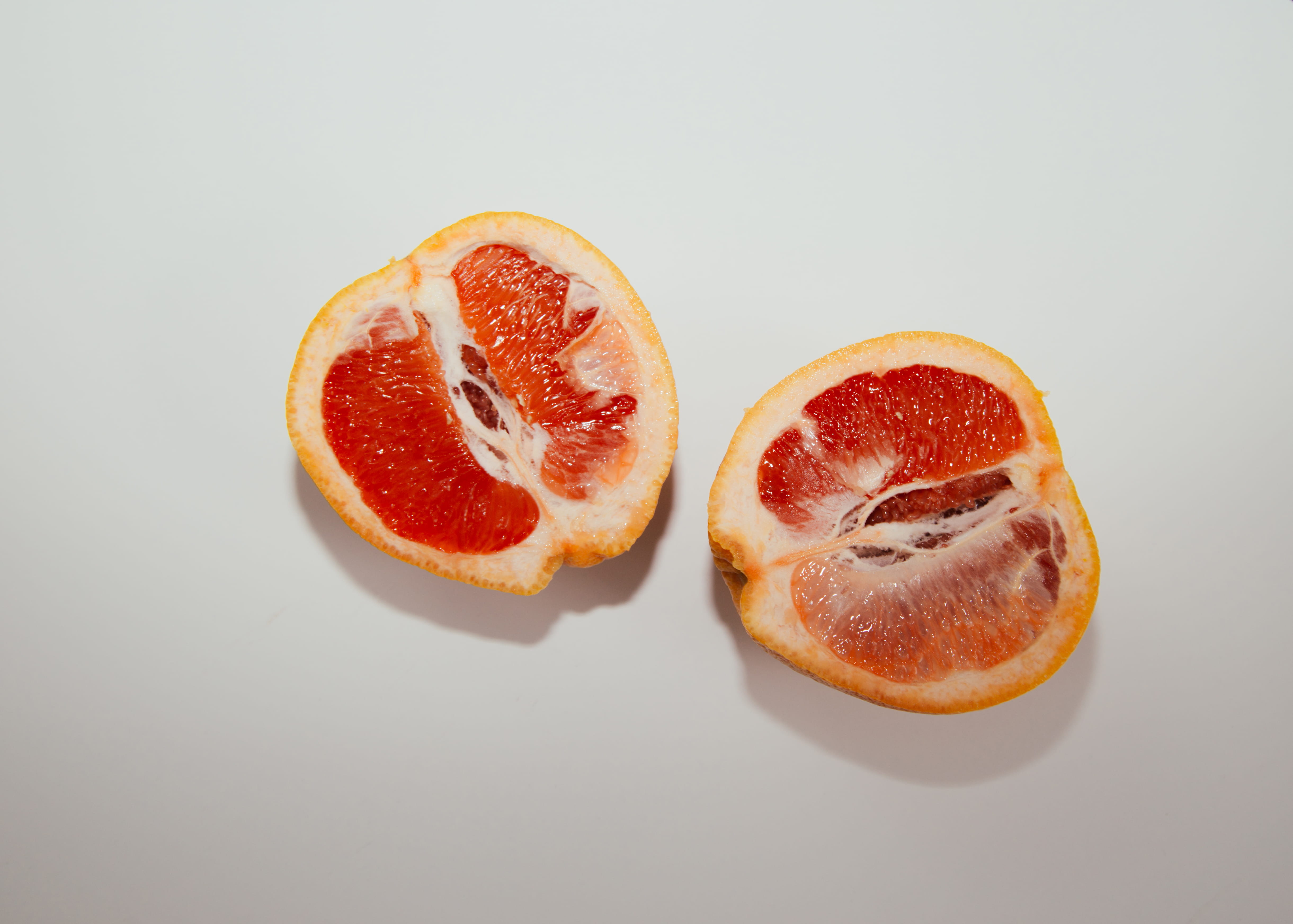 freshness, indoors, citrus fruit, lemon, studio shot, close-up, halved, ripe, still life, blood, blood orange, fruit, healthy eating, wellbeing, food, orange color, HD Wallpaper