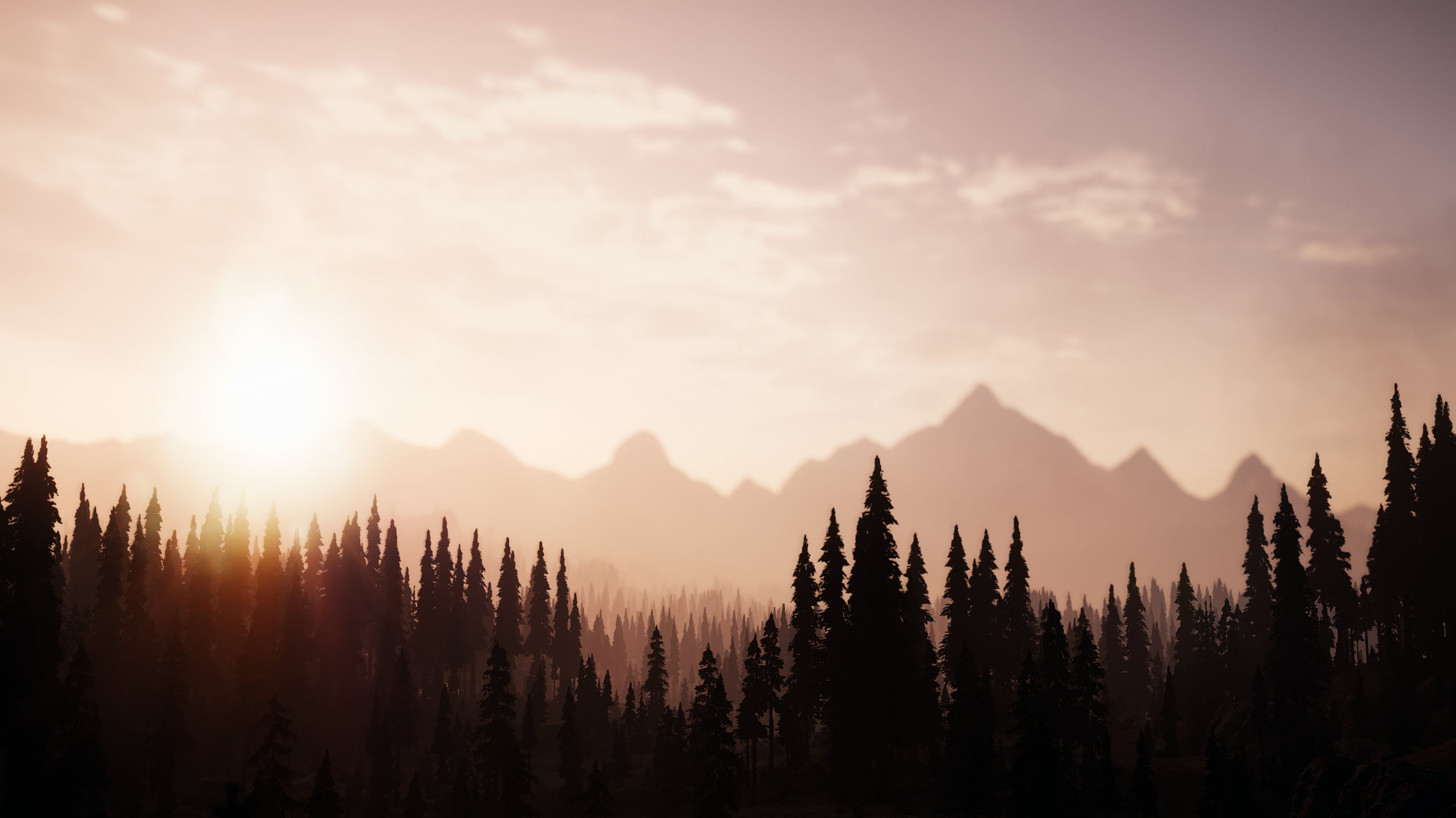 FarCry 5, Game CG, 2K, sunset glow, screen shot, HD Wallpaper