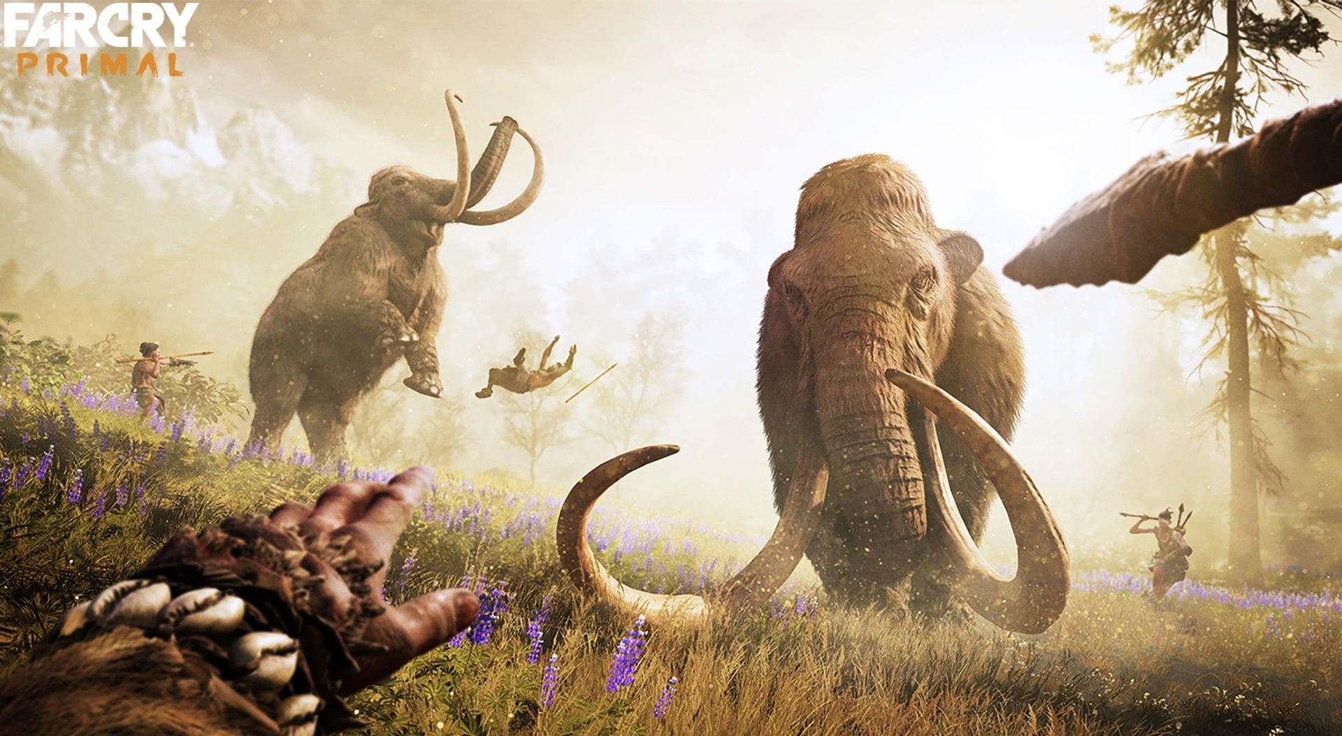 no people, flower, Games, cry, group of animals, mammal, day, plant, motion, animals in the wild, 1080P, Far Cry, animal wildlife, field, outdoors, domestic animals, HD Wallpaper