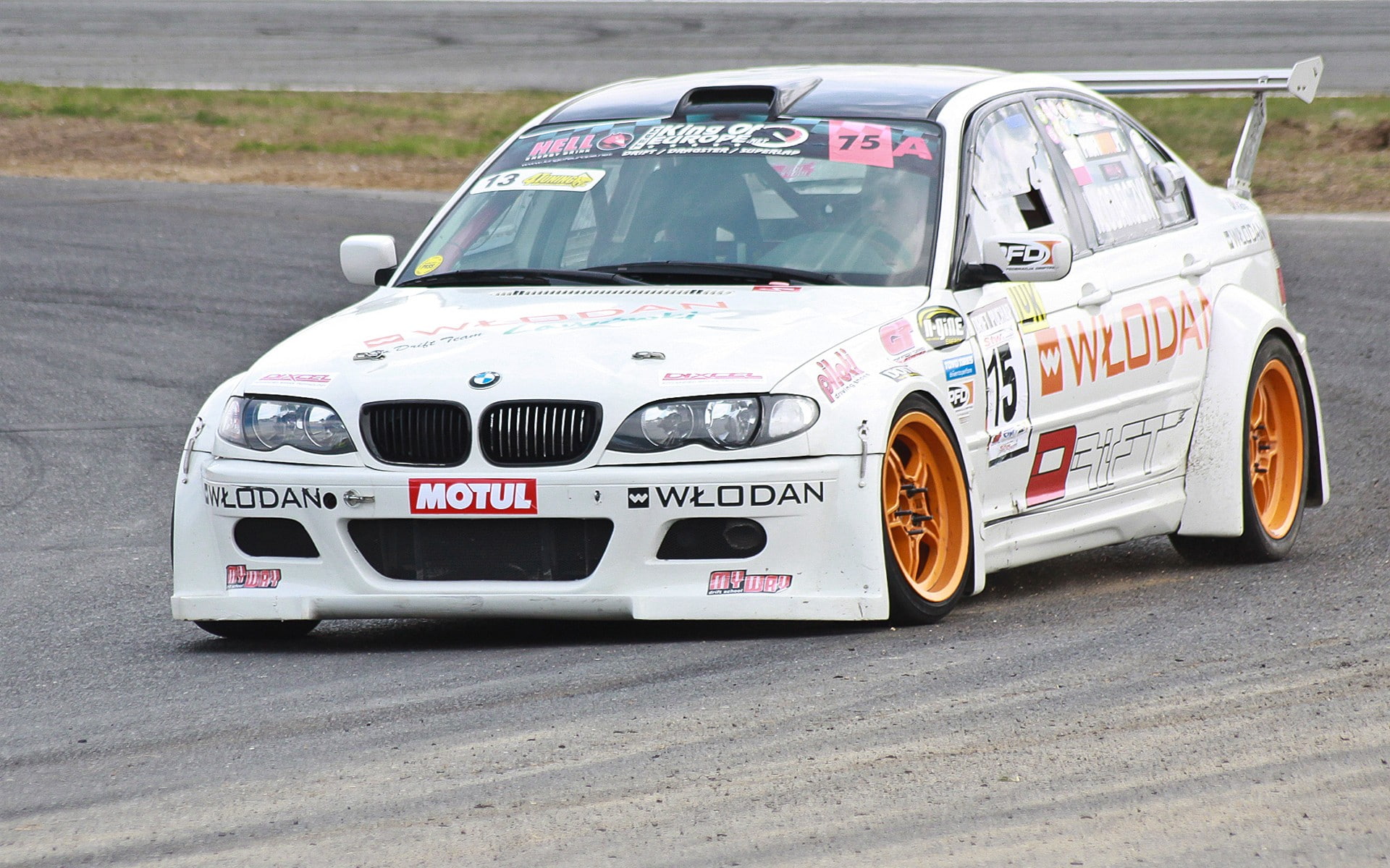 1080P, bmw, europe, drifting, white, poznan, drift, races, cars, king, HD Wallpaper