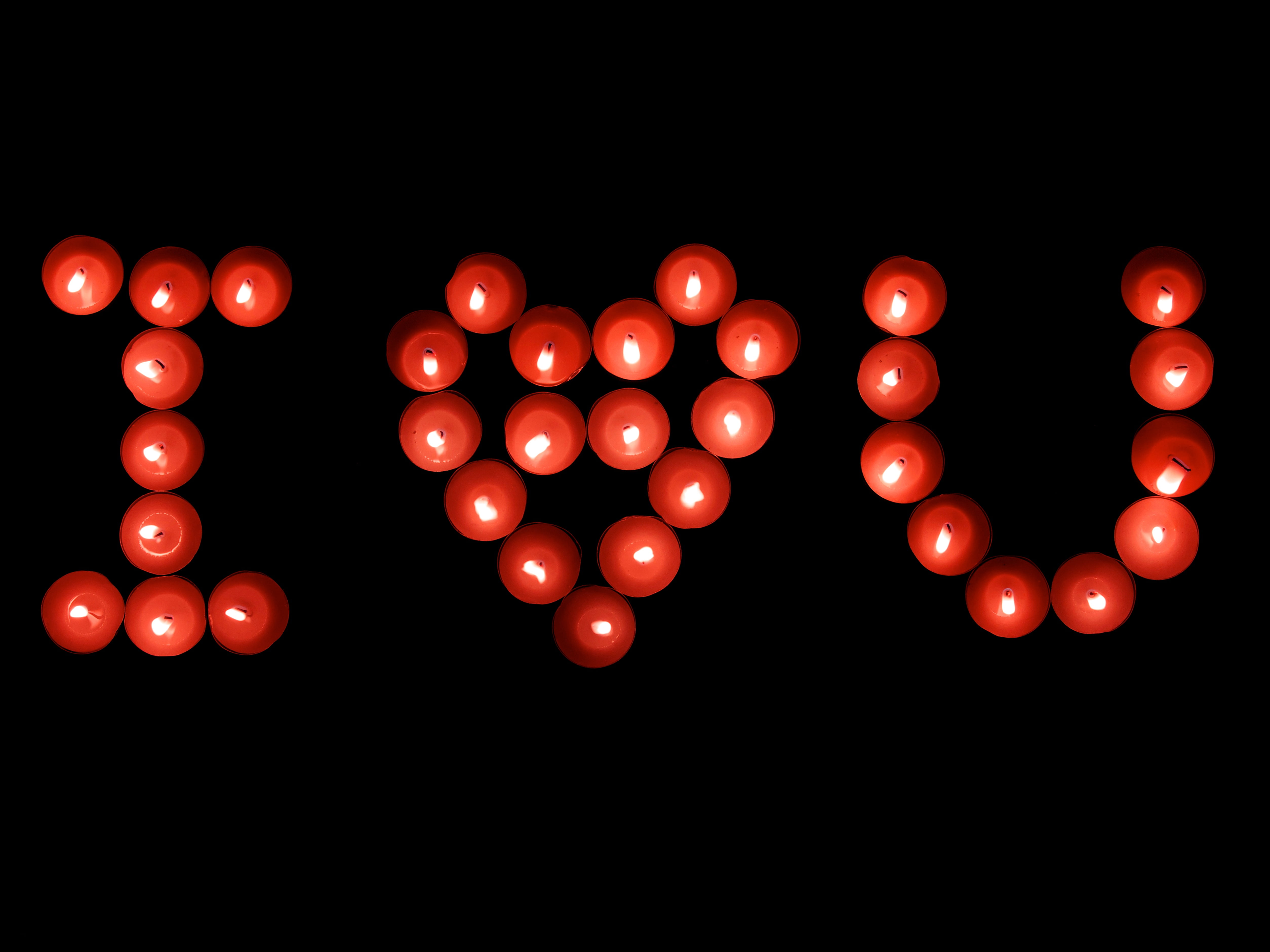 sign, I love you, love love love, vector, red, backgrounds, I  love  you, love, forming, 4K, candles, illustration, HD Wallpaper