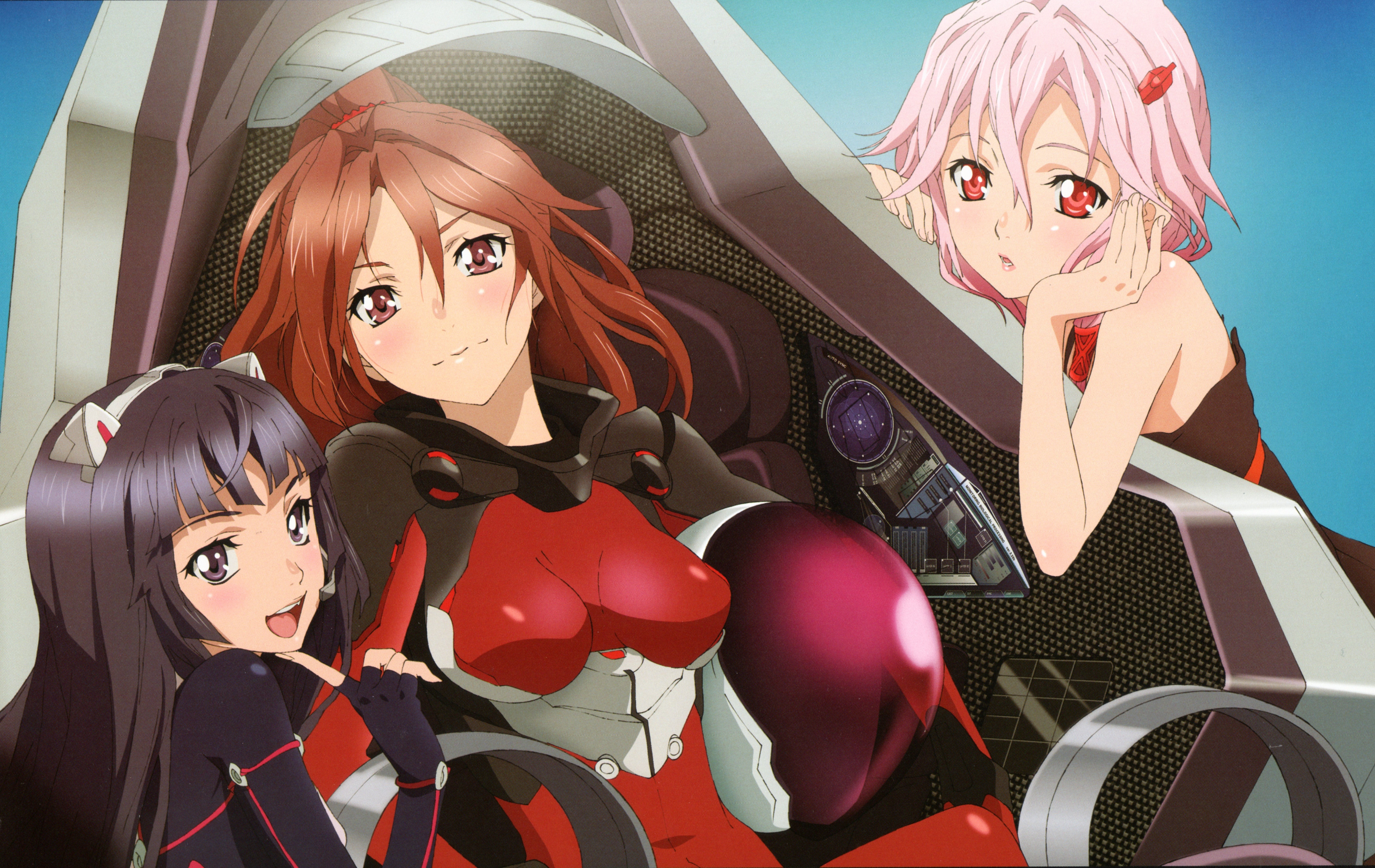 crown, guilty, ayase, inori, yuzuriha, tsugumi, 5K, shinomiya, HD Wallpaper