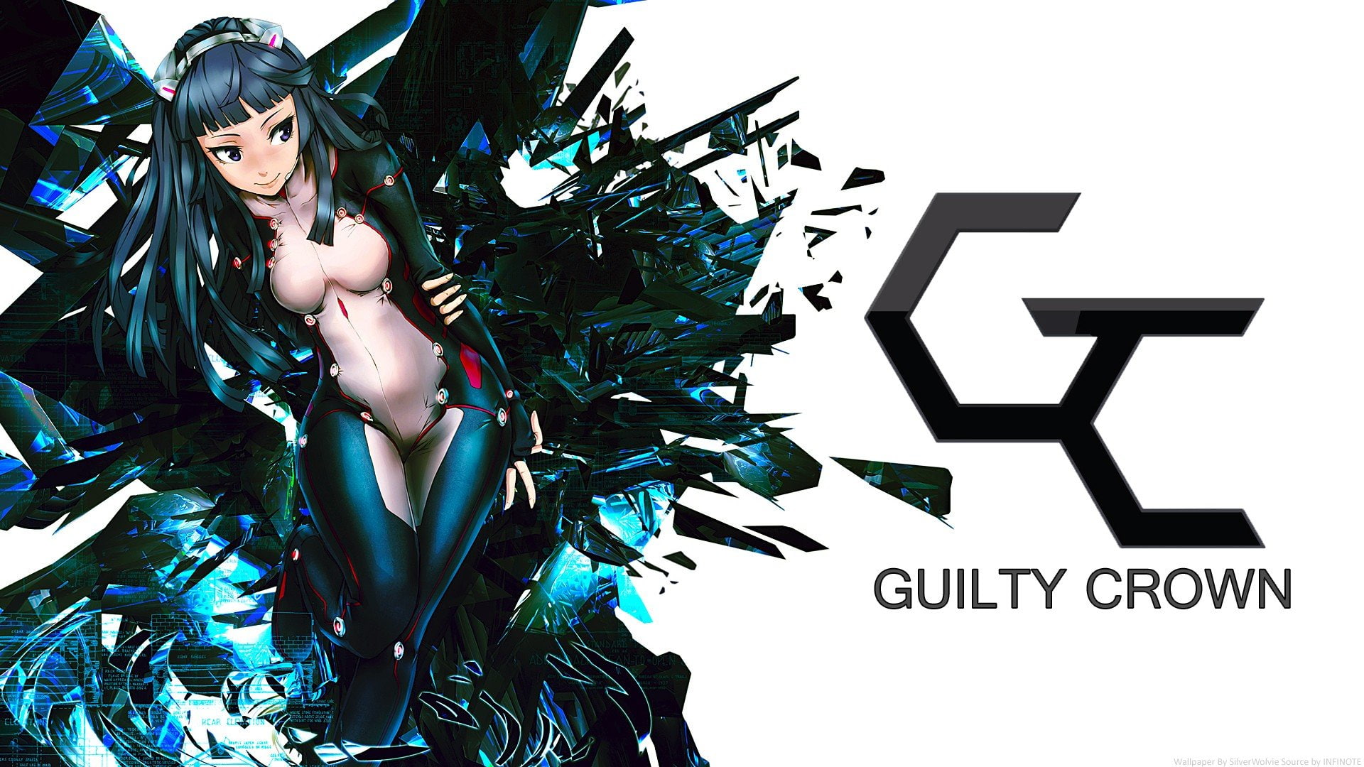 Anime Girls, 1080P, Tsugumi (Guilty Crown), Guilty Crown, HD Wallpaper
