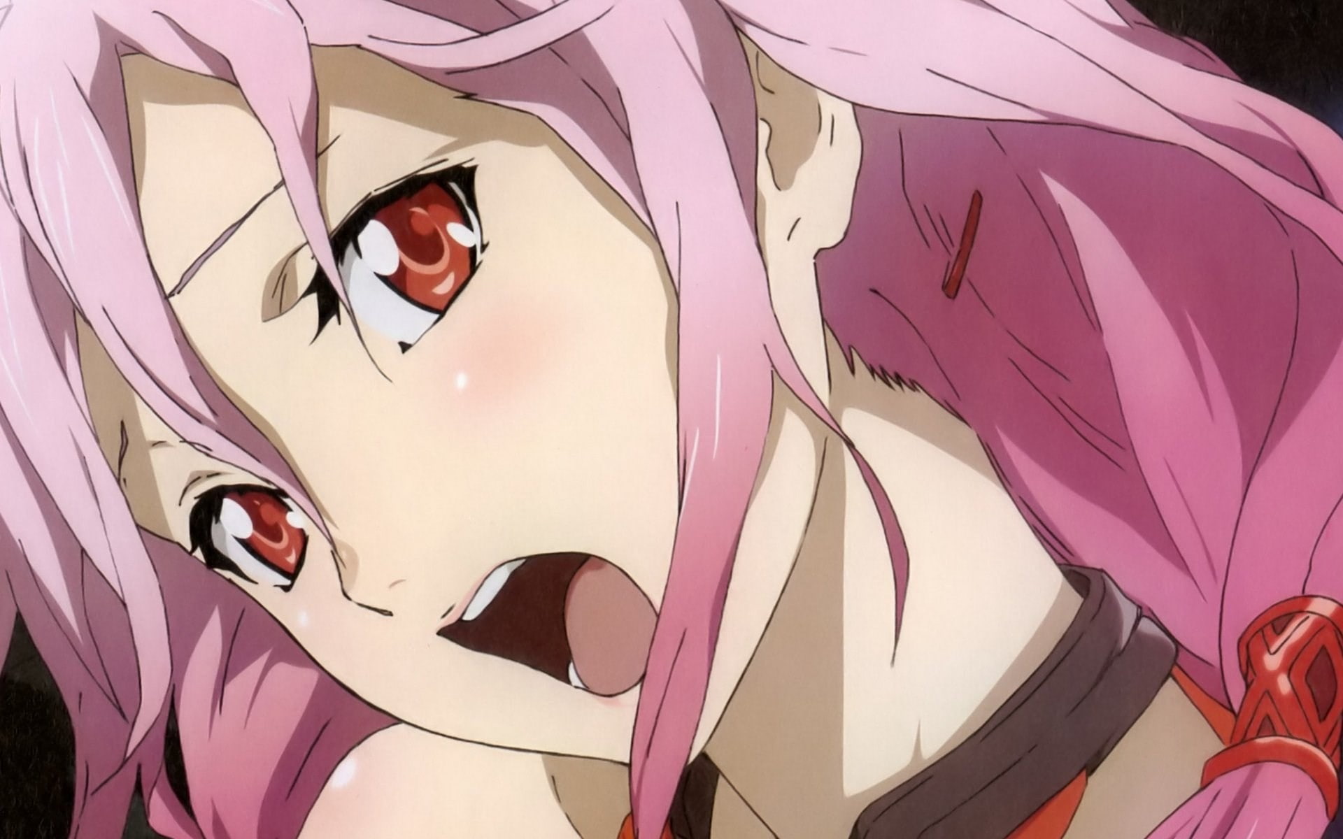 reflection, outdoors, purple, nature, fashion, open mouth, sunglasses, real people, day, 1080P, glasses, Yuzuriha Inori, women, anime, pink color, lifestyles, HD Wallpaper