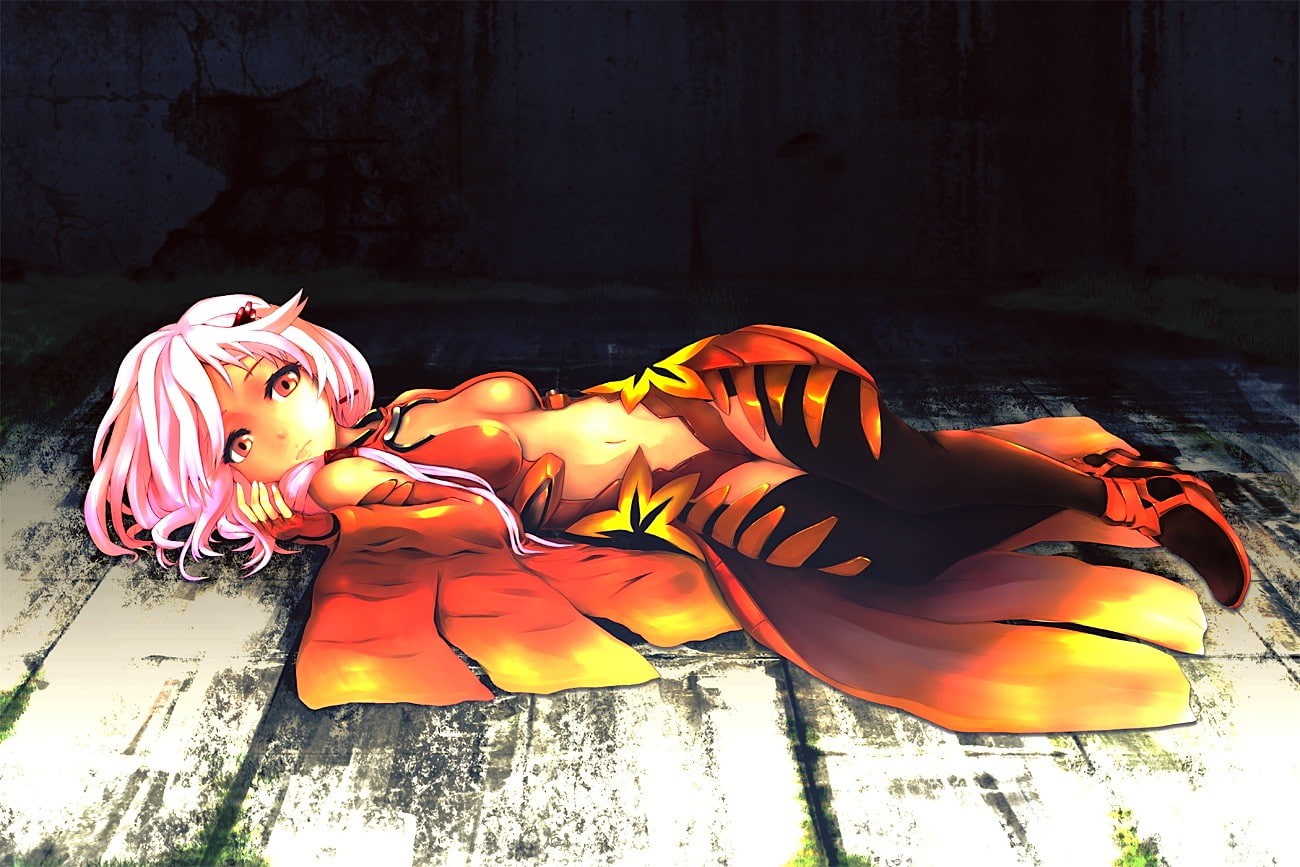 indoors, representation, craft, no people, Guilty Crown, day, Yuzuriha Inori, wall - building feature, creativity, human representation, shoe, still life, HD Wallpaper