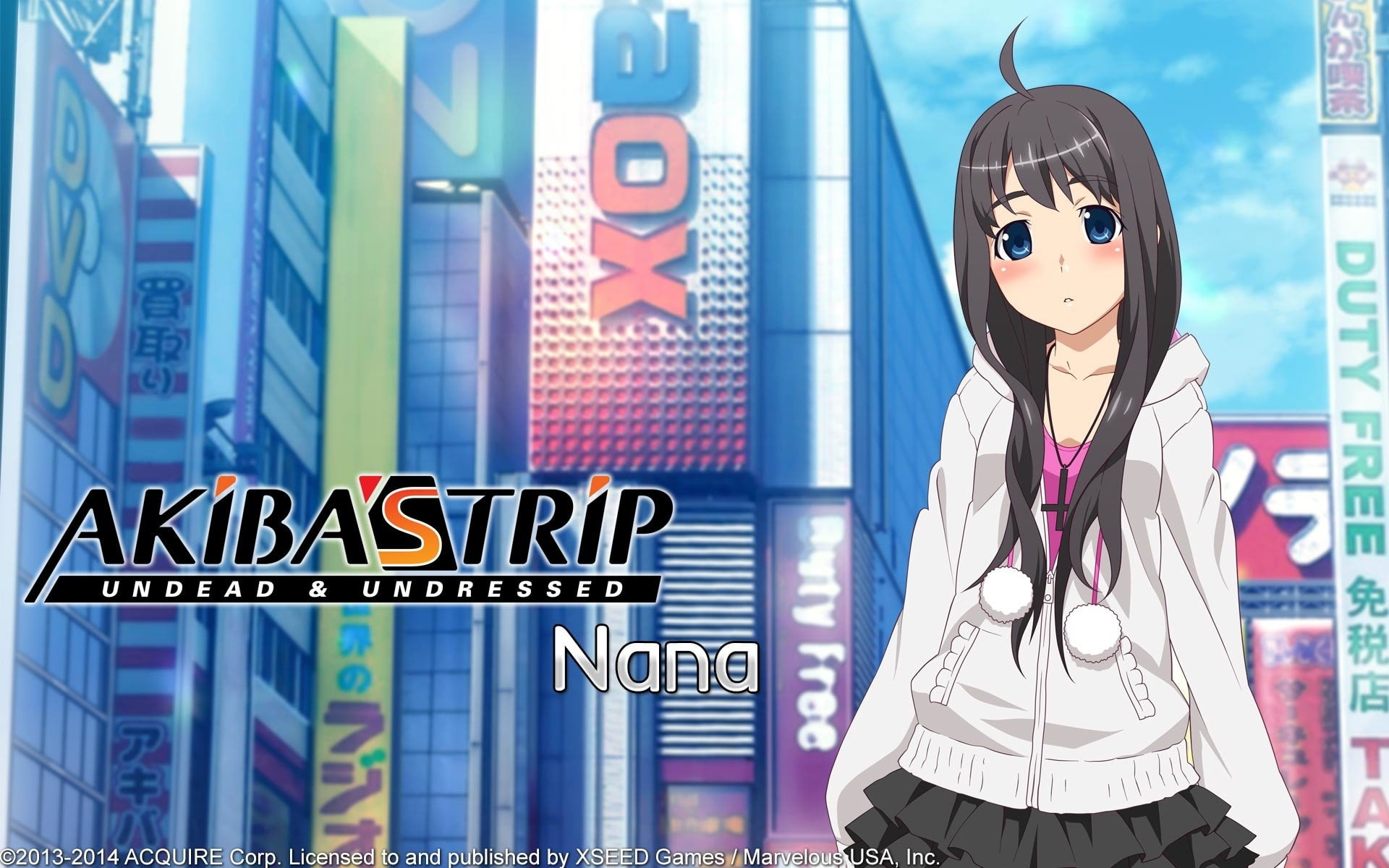 1080P, Anime, Akibas Trip, HD Wallpaper