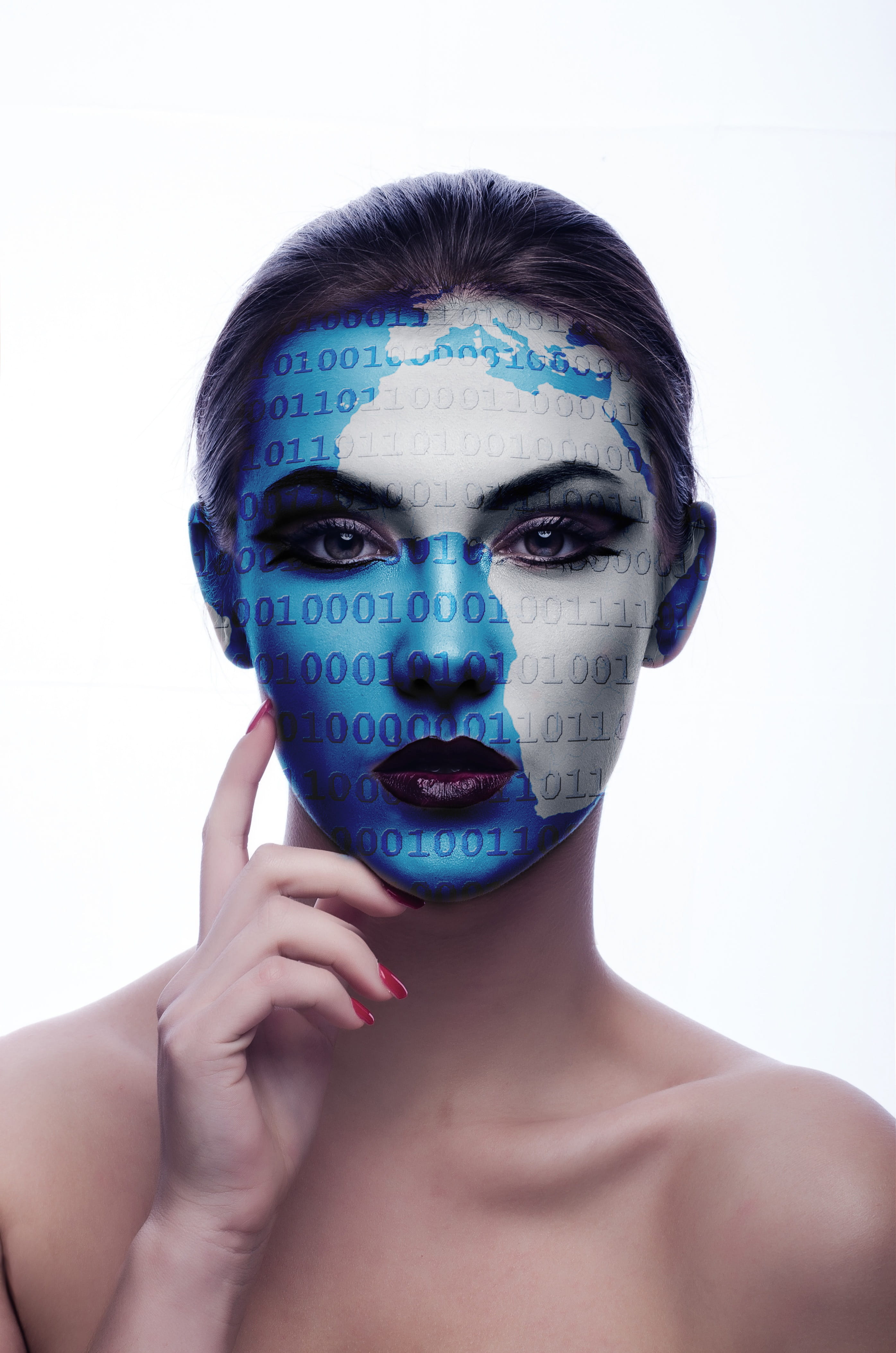human face, portrait, one person, human body part, body part, hand, looking at camera, internet, indoors, young adult, studio shot, young women, make-up, Phone HD Wallpaper