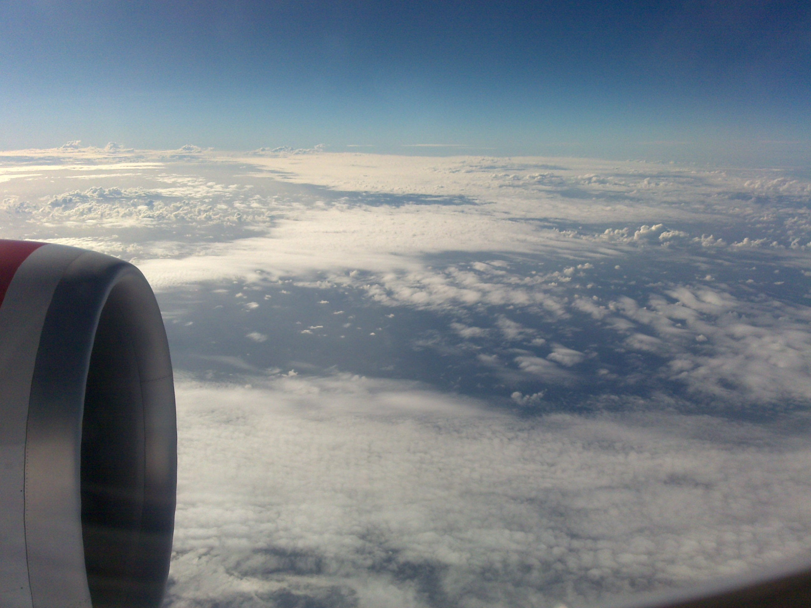 flying, cloudscape, blue, jet, cloud - sky, travel, aviation, transportation, aircraft, jet engine, on the move, tourism, scenics - nature, plane, air, HD Wallpaper