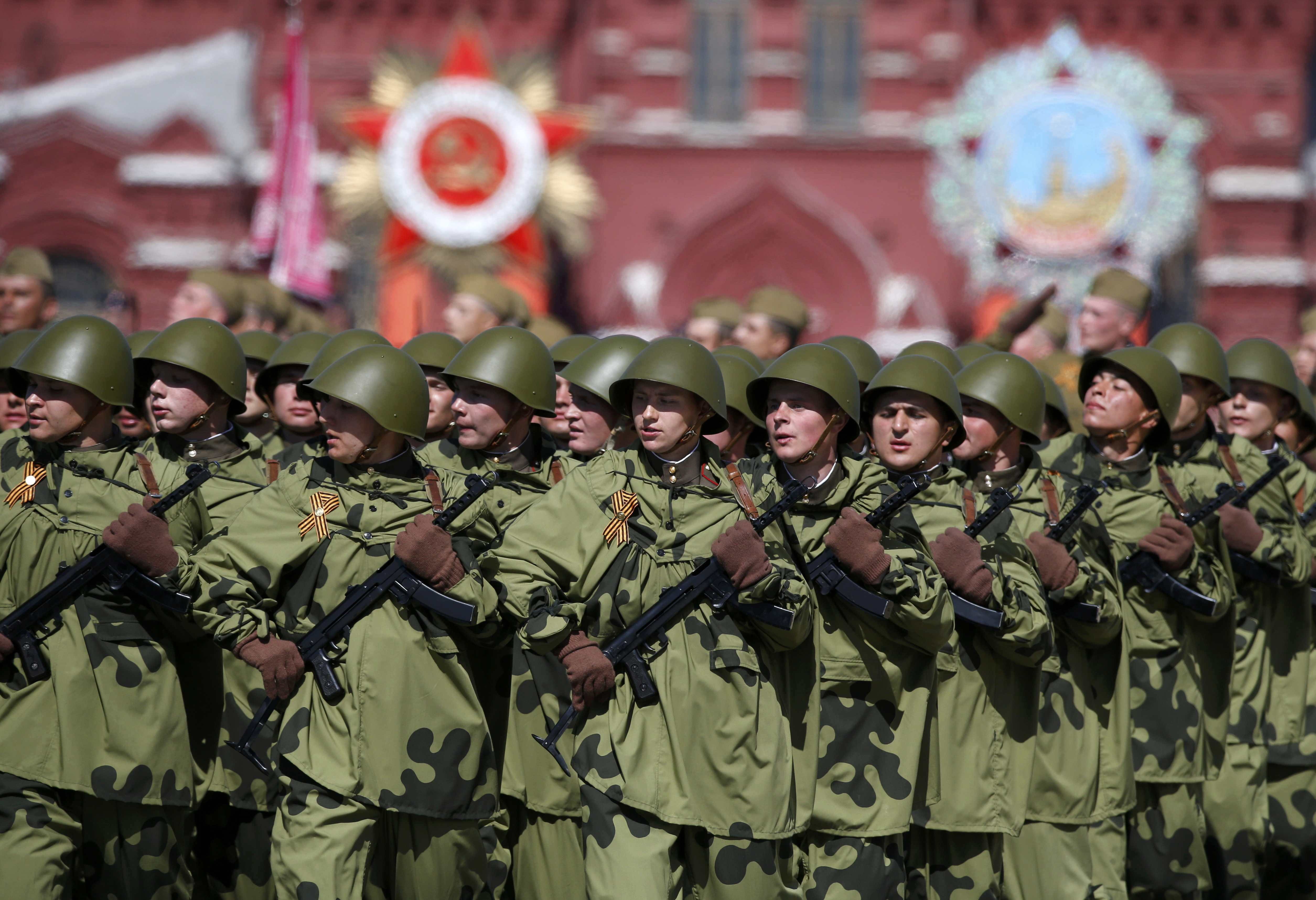 form, holiday, 4K, soldiers, victory day, May 9, the ranks, red square, HD Wallpaper