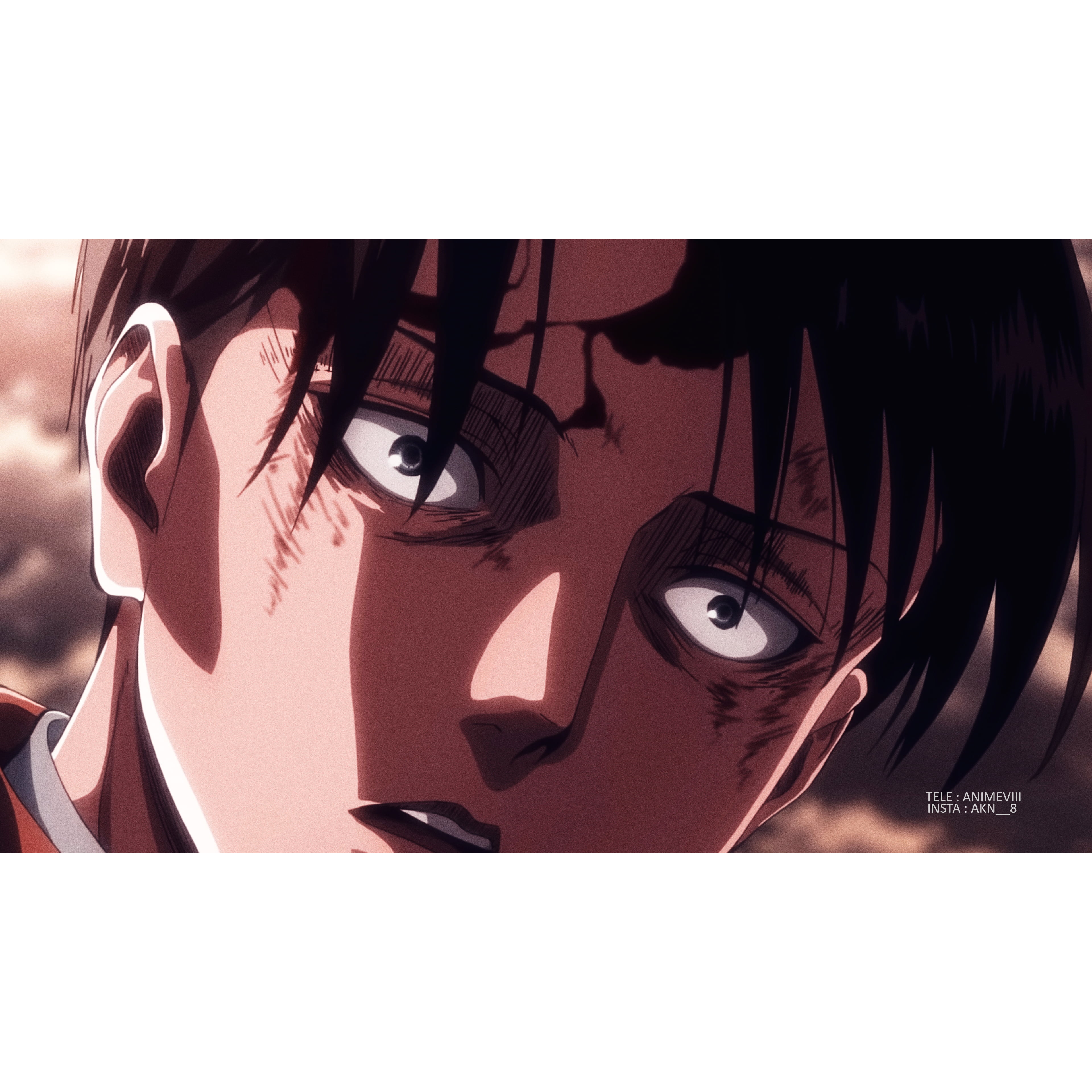 Telegram Channel ANIMEVIII, screen shot, 4K, Shingeki no Kyojin, Levi Ackerman, AKNX7, Phone HD Wallpaper