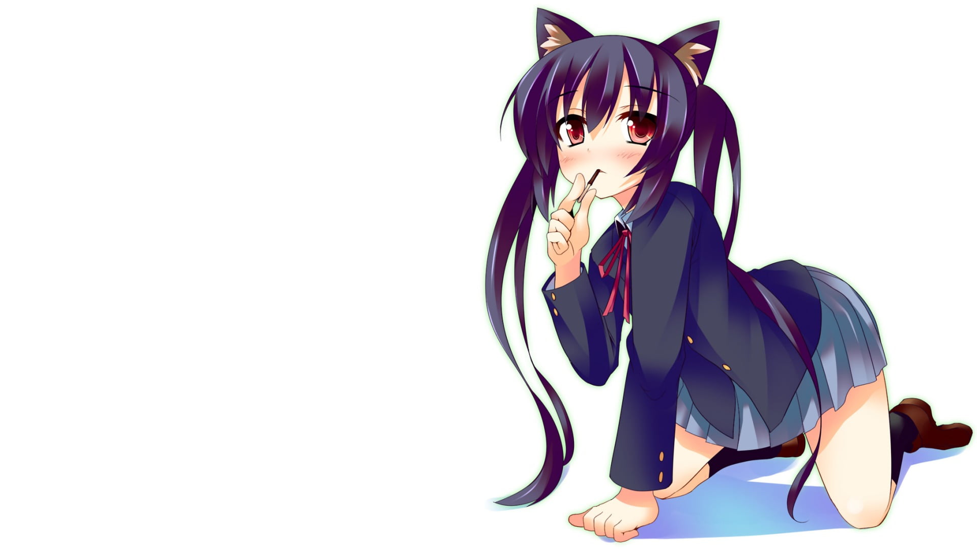 1080P, hairstyle, anime, anime girls, portrait, disguise, representation, school uniform, adult, costume, K-ON!, young women, young adult, women, Nakano Azusa, HD Wallpaper