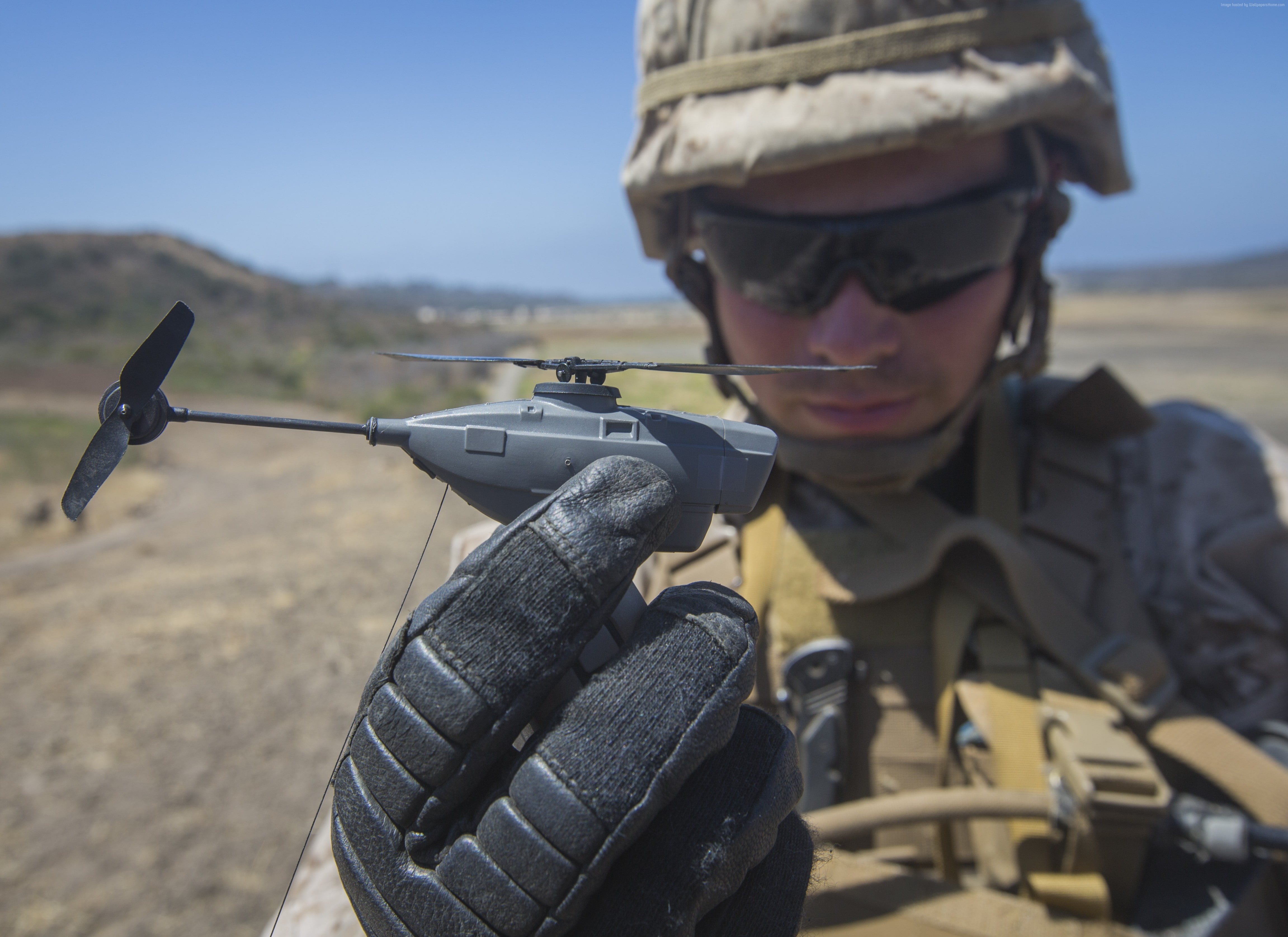 Black Hornet Nano, military drones, best drones, 4K, HD Wallpaper