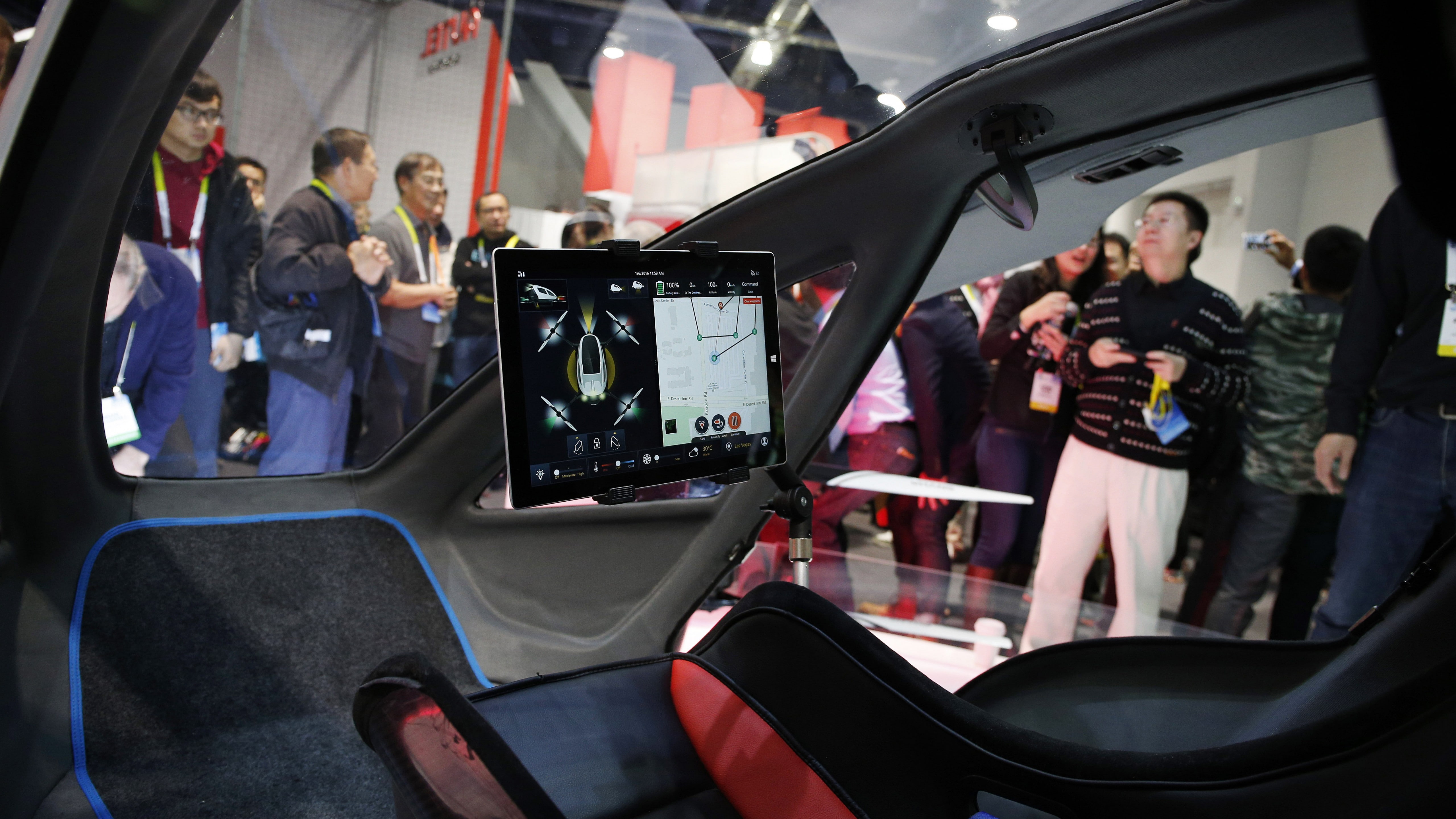 best drones, interior, Ehang 184, 5K, aerial vehicle, review, HD Wallpaper