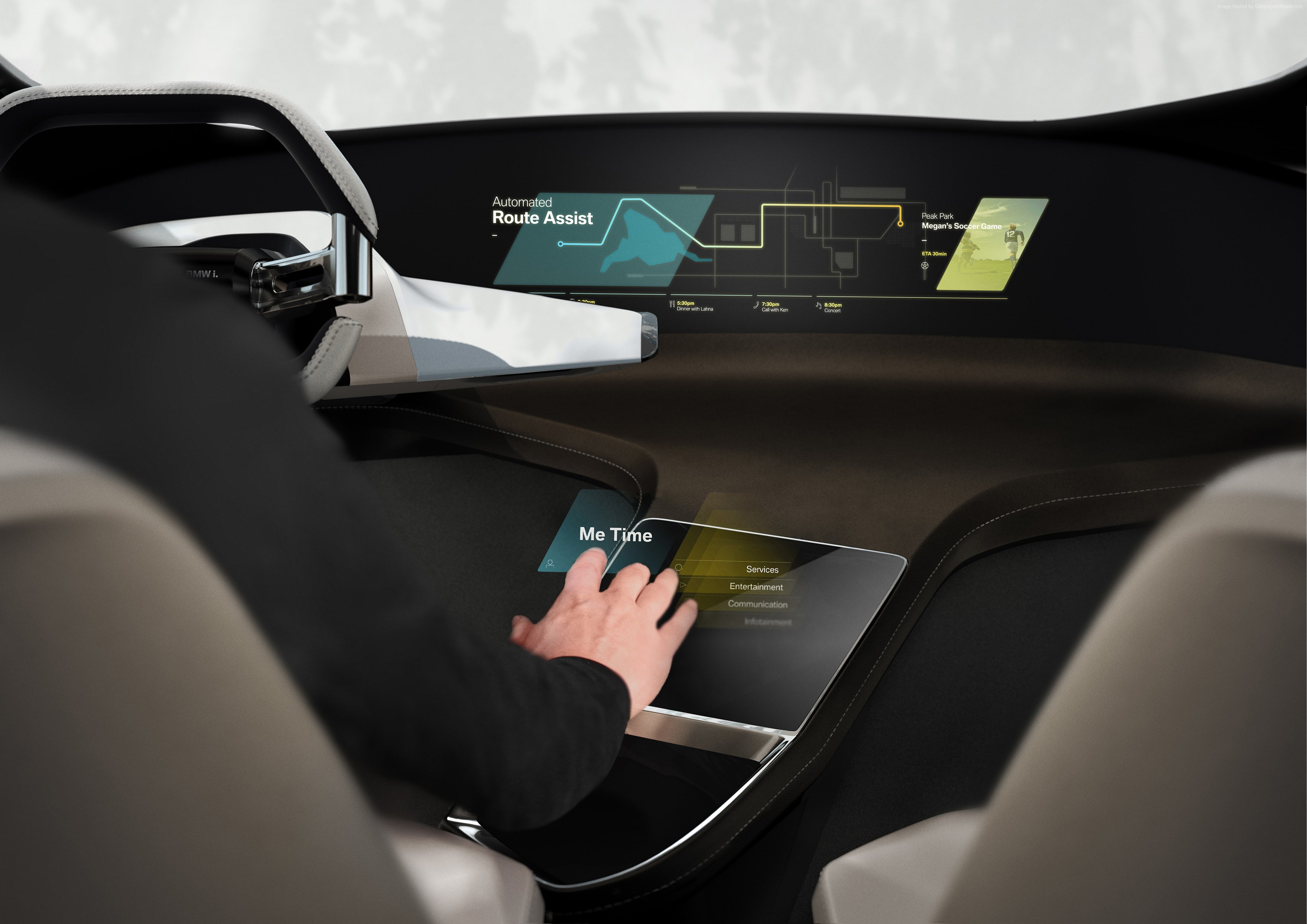 BMW Holoactive Touch, CES 2017, 2K, concept, HD Wallpaper