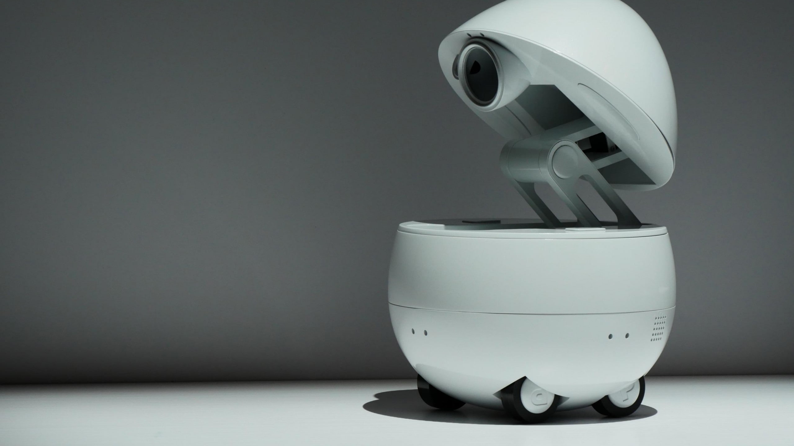land, white, 2K, home robot, Panasonic companion robot egg, drone, CES 2017, HD Wallpaper