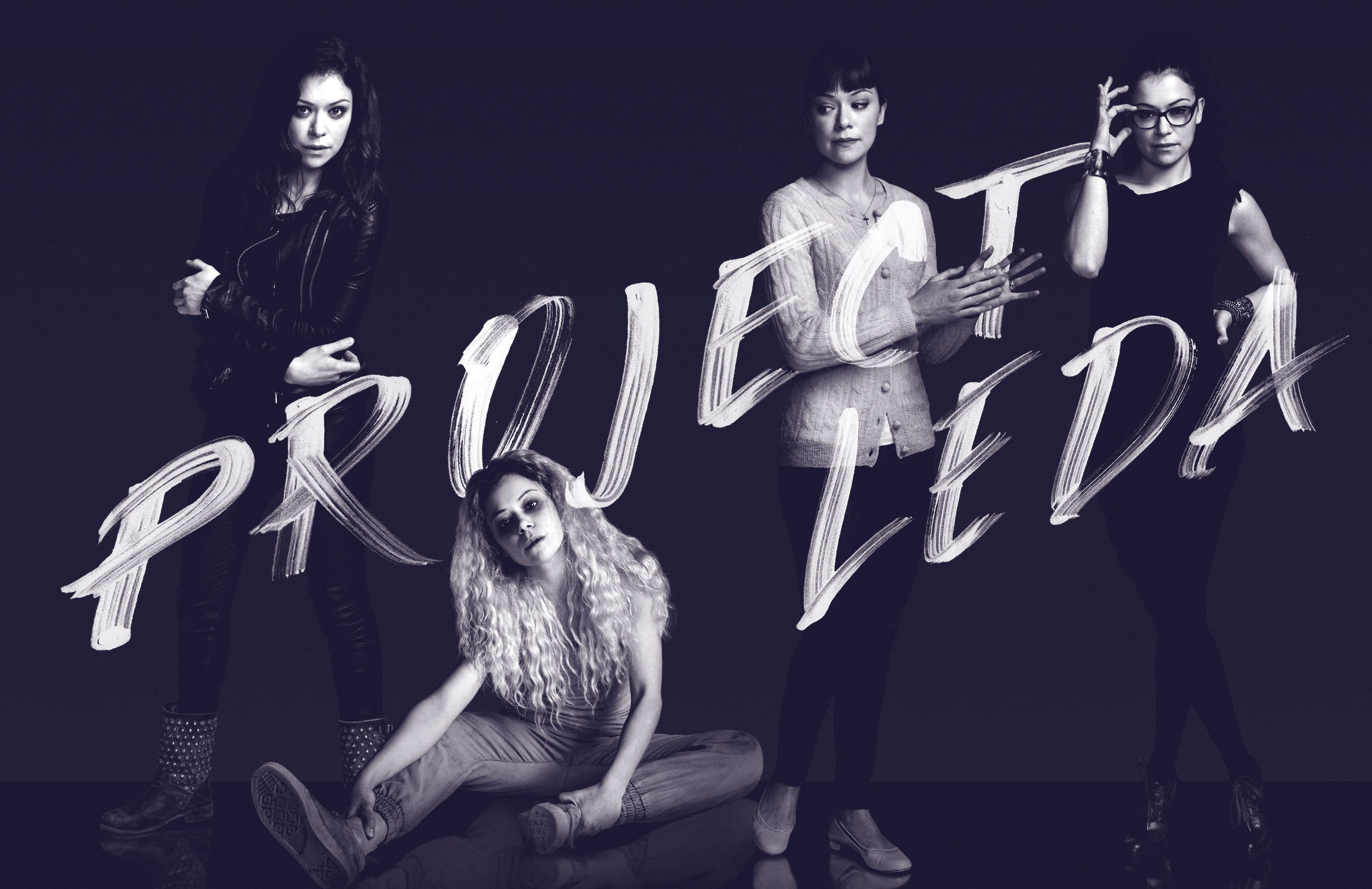 2K, women with glasses, sitting, women, TV, Orphan Black, HD Wallpaper