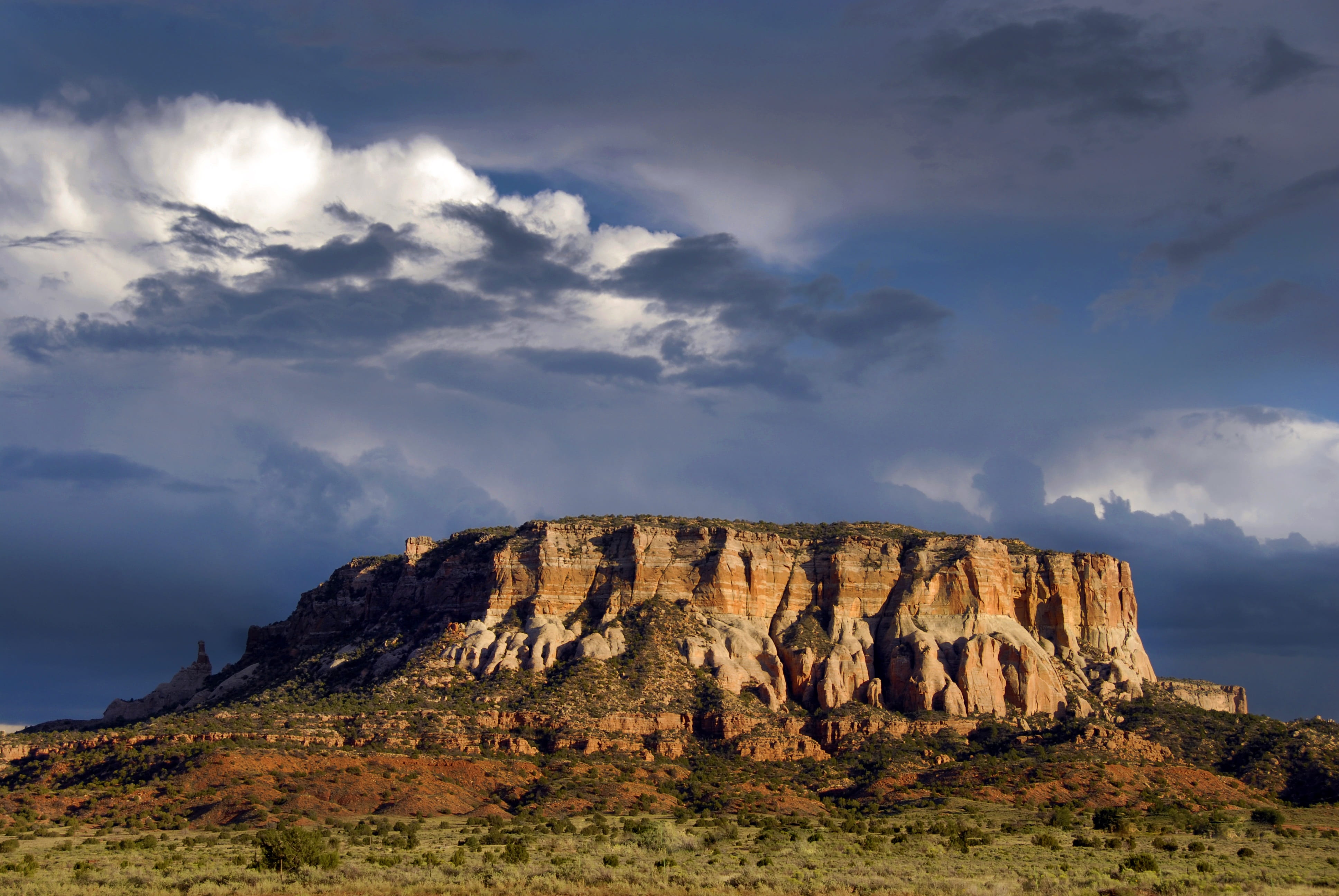 stone, scenics - nature, rock, new mexico, physical geography, tranquil scene, environment, desert, semi-arid, beauty in nature, non-urban scene, mountain, HD Wallpaper