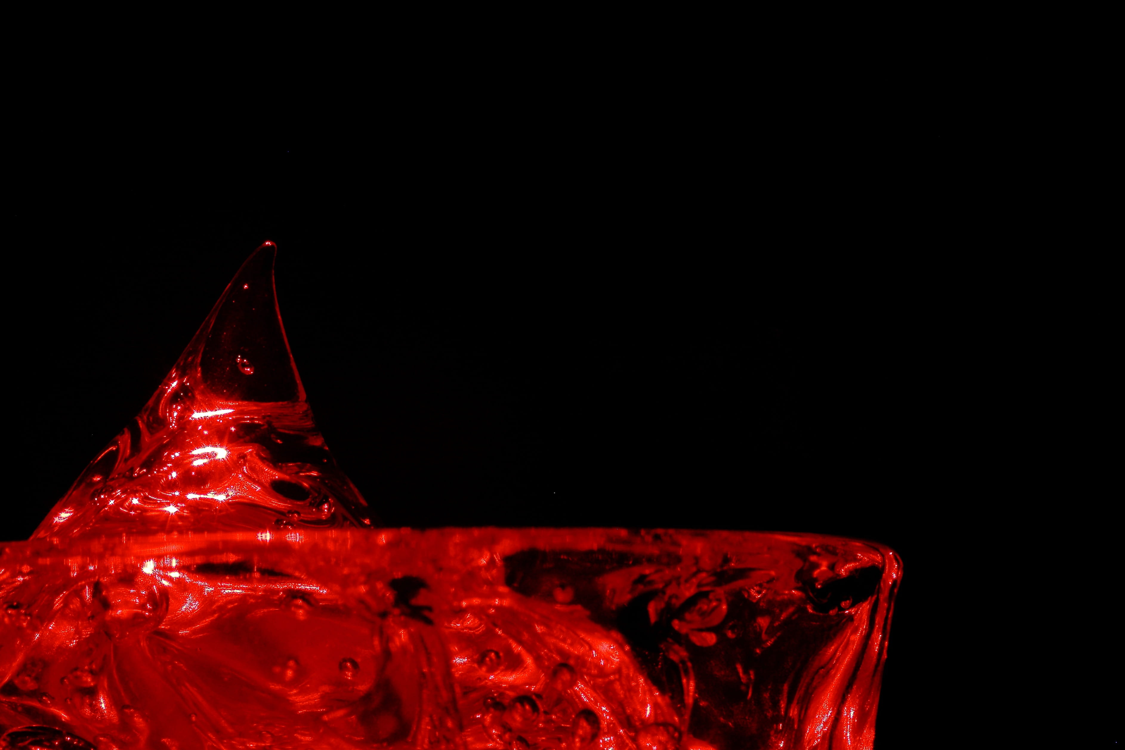 photography, vivid color, holiday, lights, drinking glass, temptation, glass - material, air, red, motif, Drop, studio, space, food, texture, transparent, HD Wallpaper