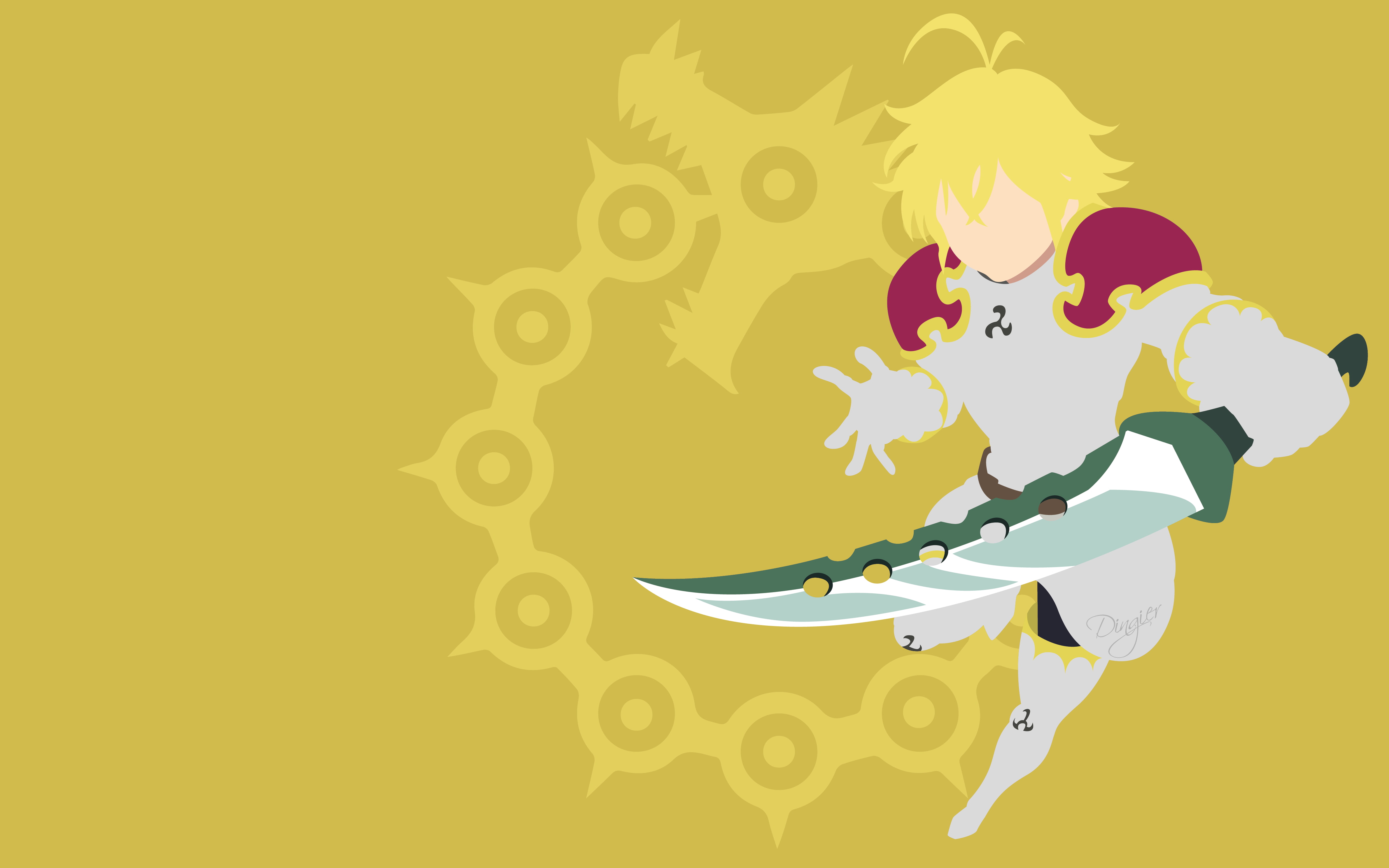 4K, The Seven Deadly Sins, Anime, Meliodas (The Seven Deadly Sins), HD Wallpaper