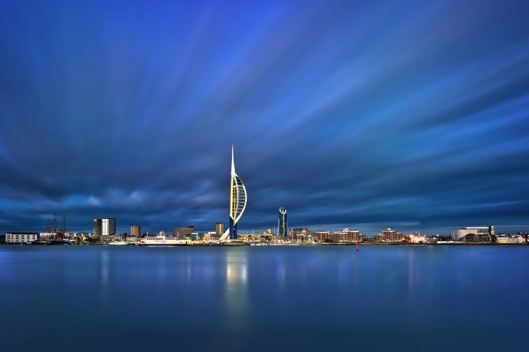 England, Portsmouth, 1080P, harbour, HD Wallpaper