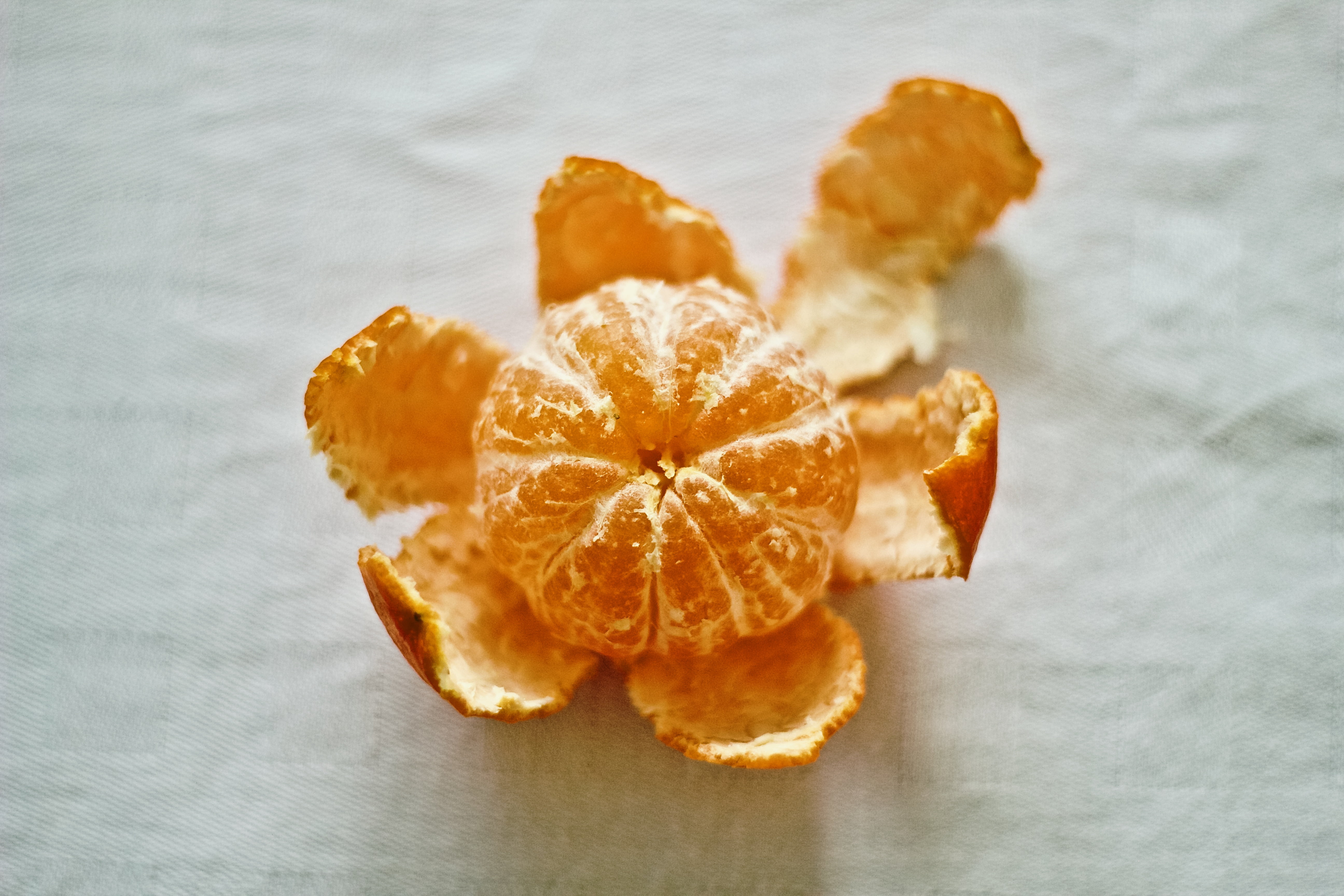 selective focus, food and drink, wellbeing, peeled, table, focus on foreground, healthy eating, tangerine, still life, temptation, no people, orange color, HD Wallpaper