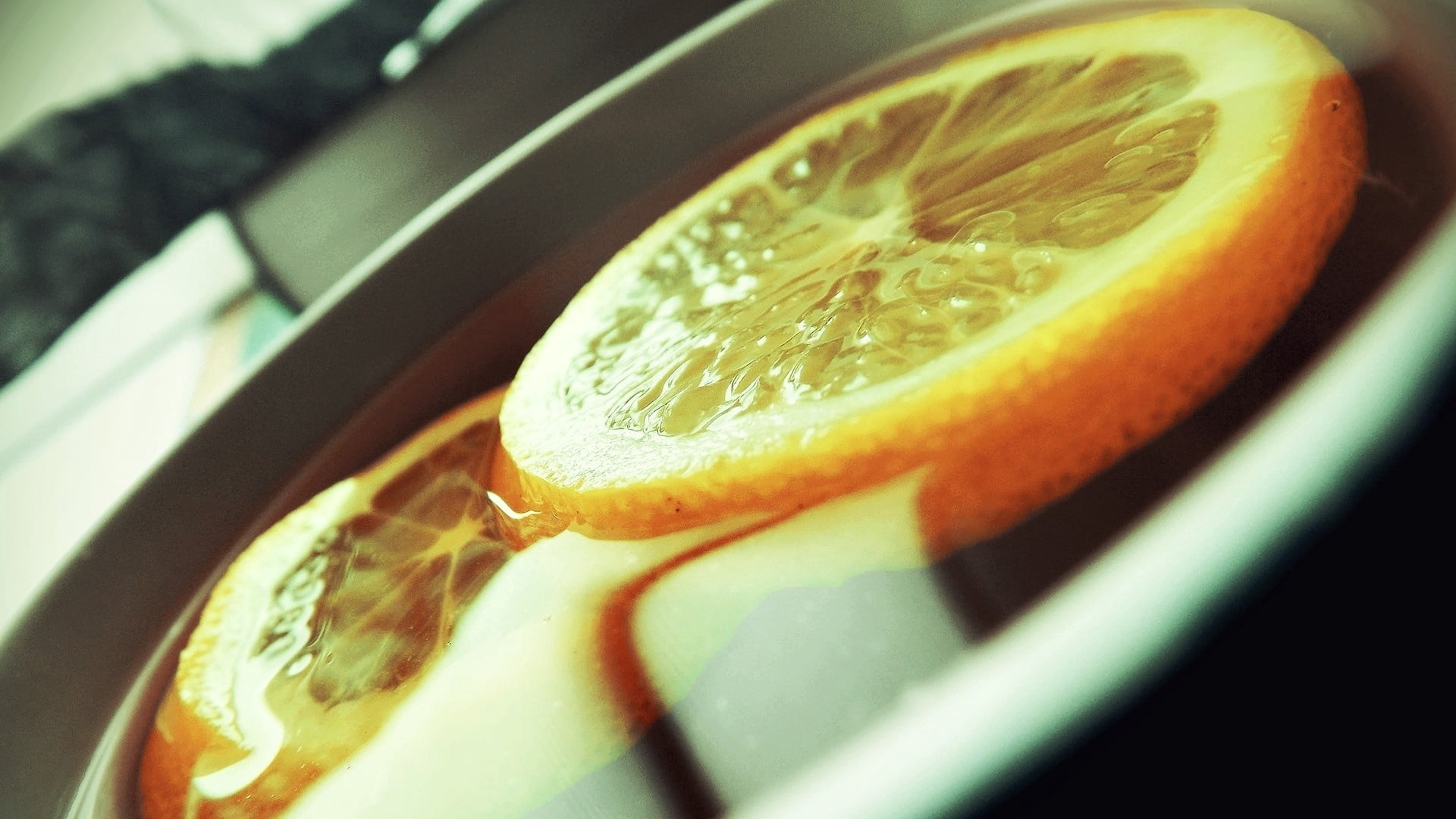 1080P, slice, close-up, breakfast, food And Drink, backgrounds, lemon, ripe, refreshment, wellbeing, tea, freshness, fruit, orange, vitamin, no People, HD Wallpaper