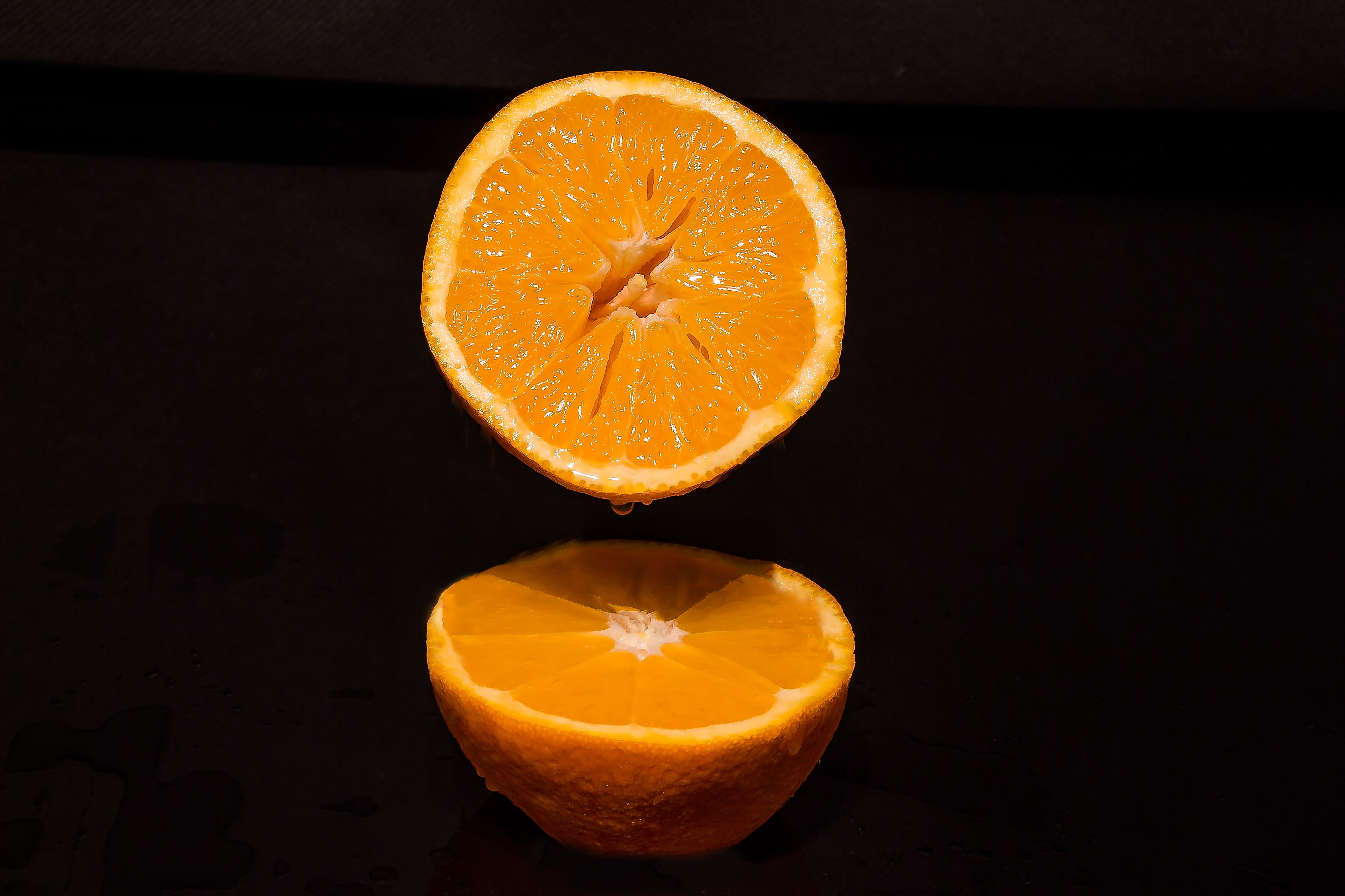 food, fruity, orange color, fruit, freshness, vitaminhaltig, frisch, healthy eating, pulp, citrus fruit, juicy, orange - fruit, indoors, no people, slice, HD Wallpaper