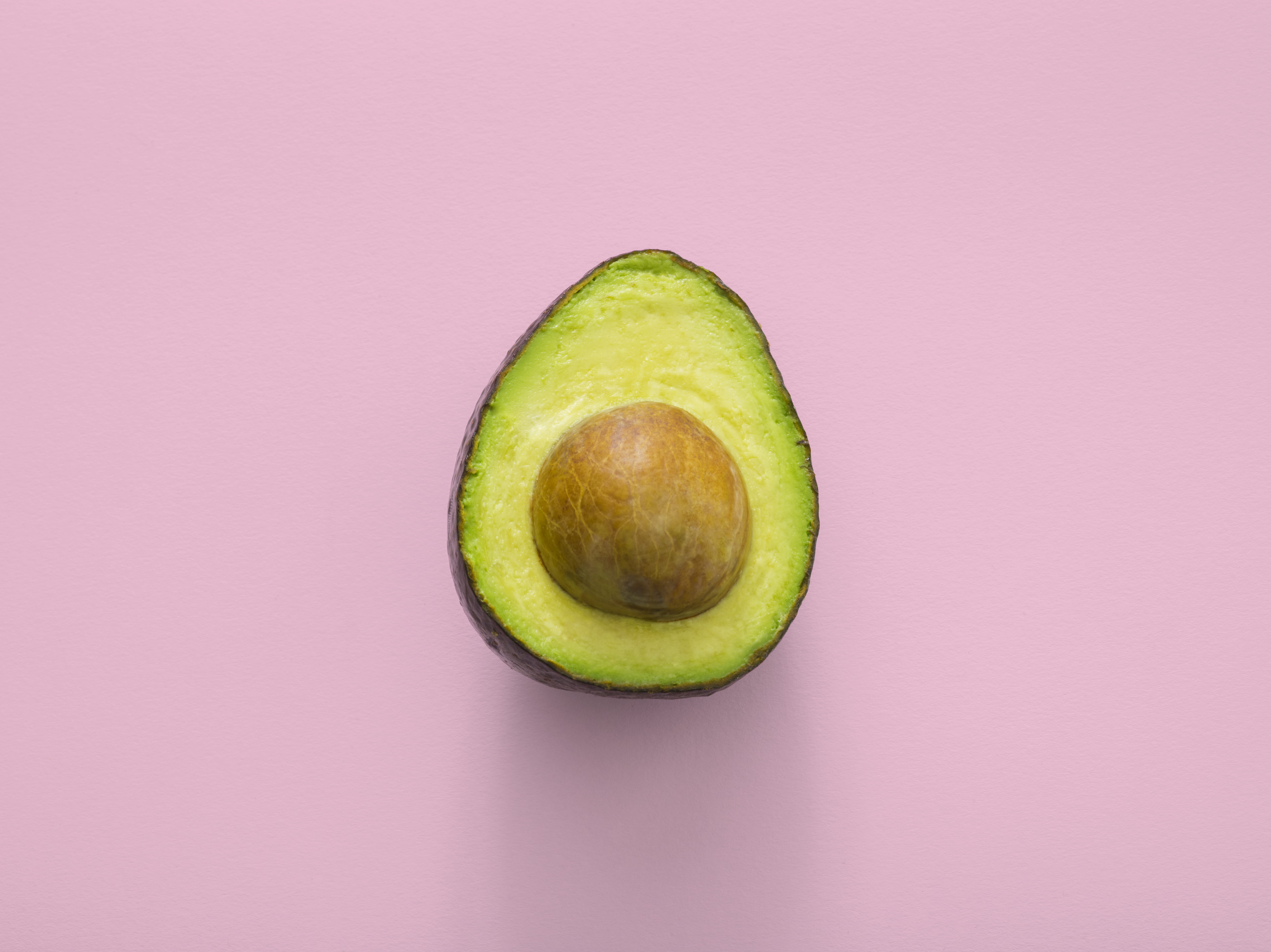 green color, green, soft, no people, pink background, seed, copy space, pink, sliced, mellow, slice, freshness, flat lay, wellbeing, center, 8K, tone, HD Wallpaper