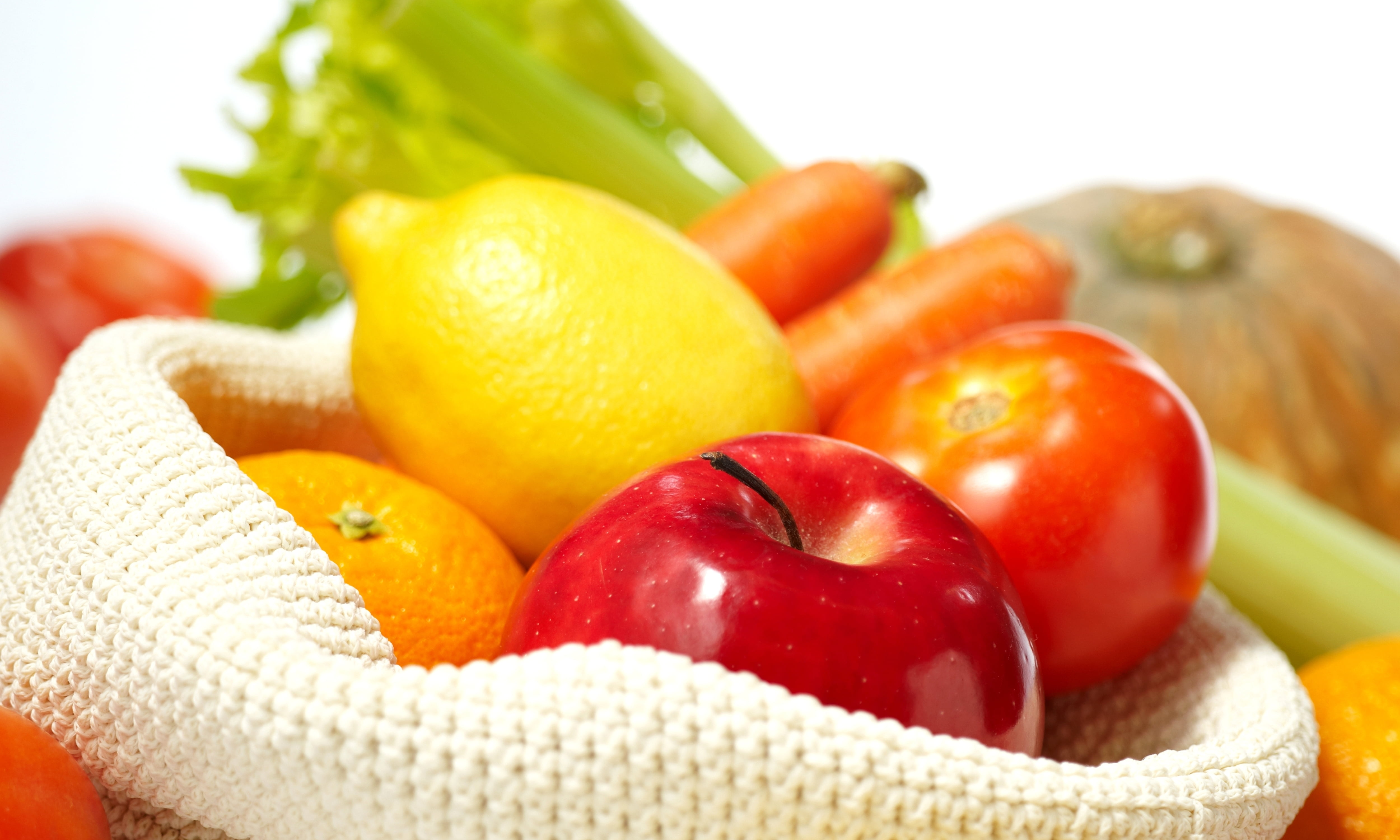 fruits And Vegetables, food, banana, ripe, freshness, vitamin, healthy Eating, isolated, no People, pepper - Vegetable, fruits, kiwi - Fruit, heap, tangerine, HD Wallpaper