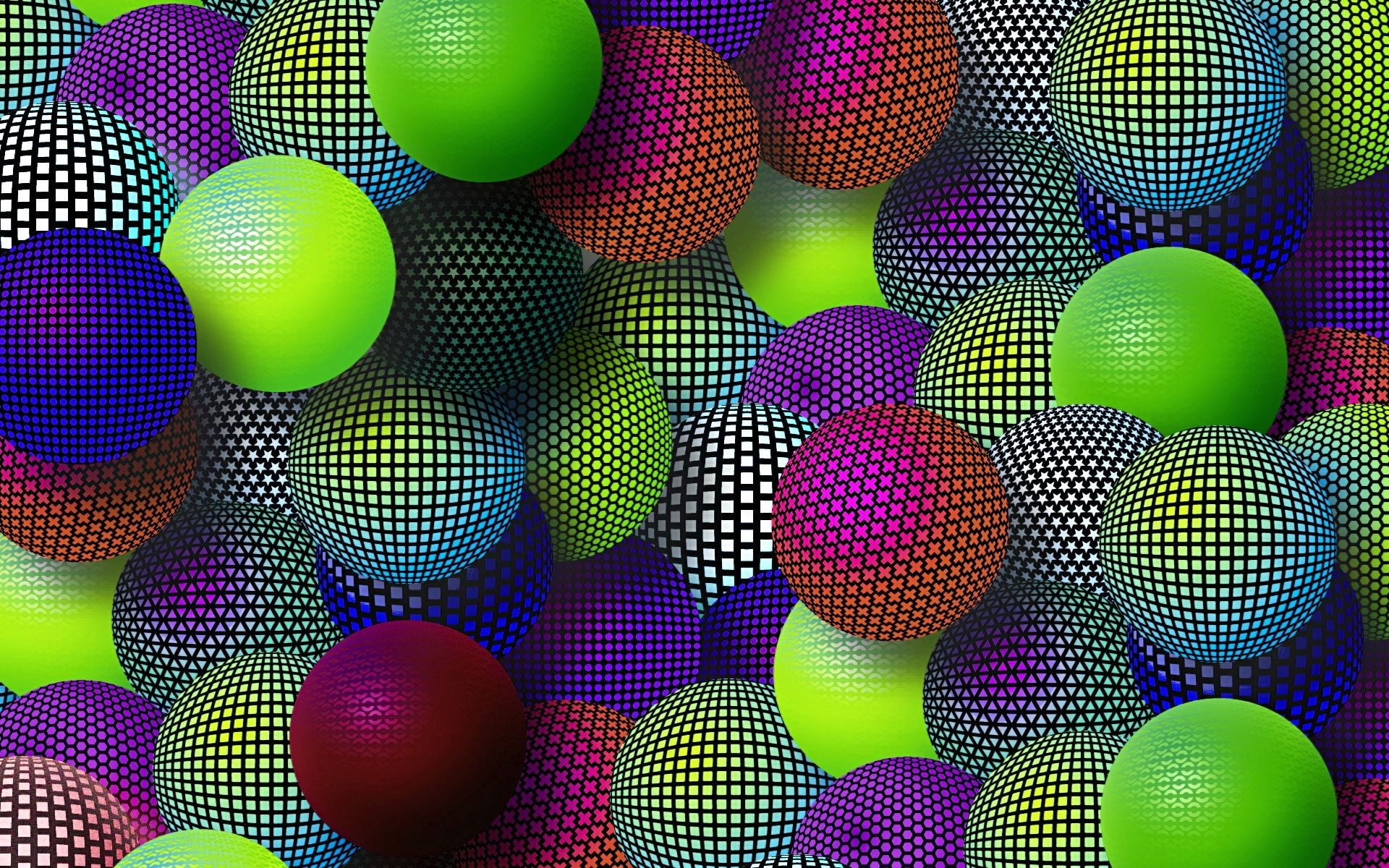 backgrounds, sphere, 1080P, close-up, ornate, vector, design, set, backdrop, indoors, multi Colored, purple, colors, shape, colorful, abundance, circle, HD Wallpaper