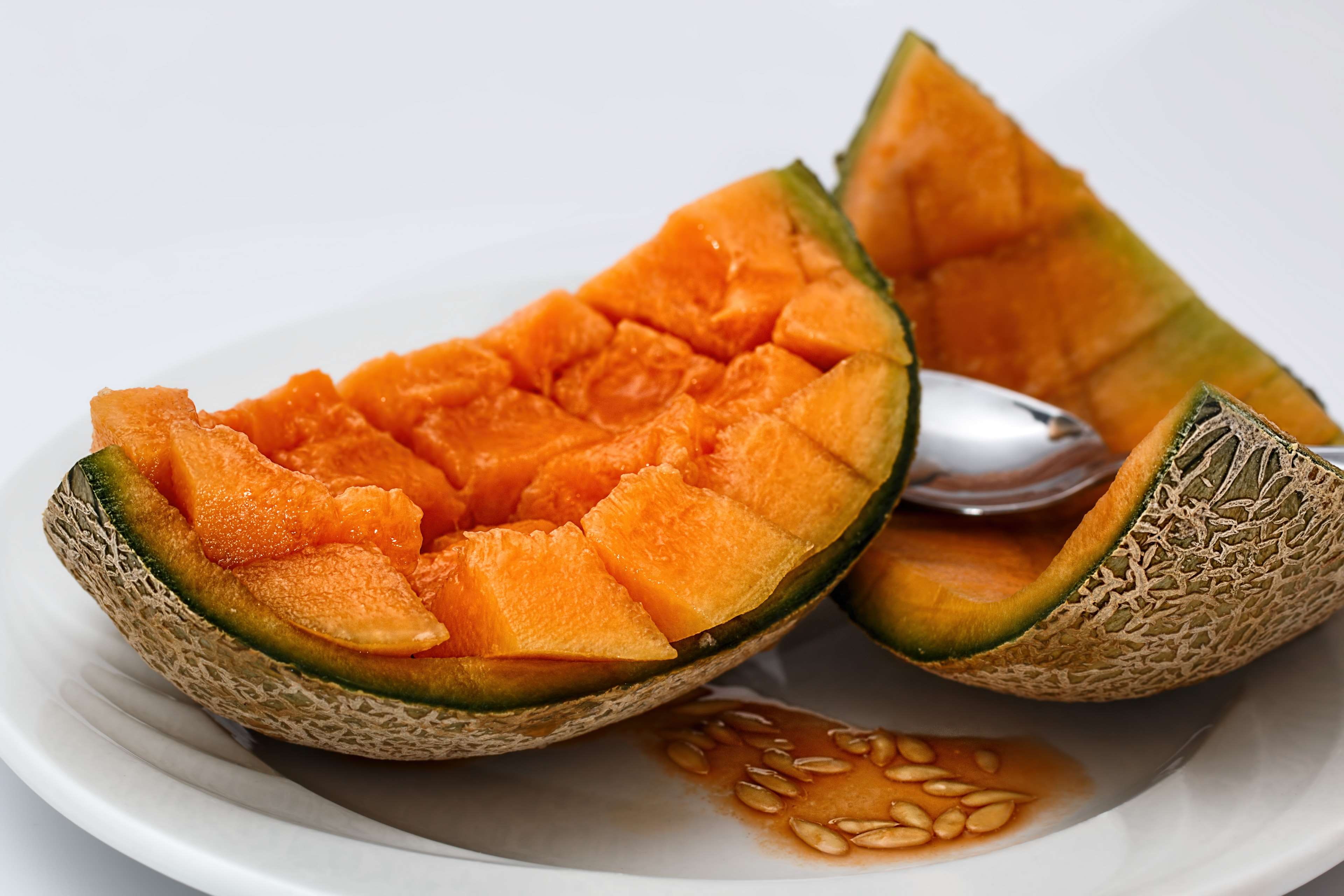 rock melon, freshness, cantaloupe, breakfast, melon, mush melon, 4K, studio shot, seafood, slice, spanspek, food, ripe, wellbeing, sweet melon, juicy, HD Wallpaper