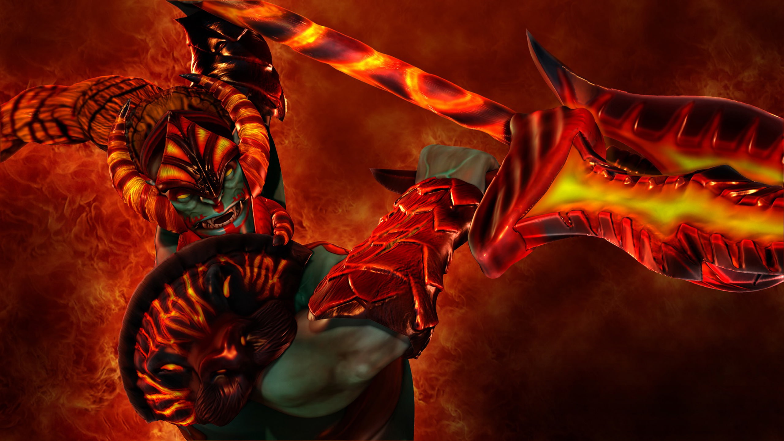 2K, life, huskar, break, abilities, d, berserker, resolution, inner, vitality, s, blood, burning, hd, widescreen, spear, hero, HD Wallpaper