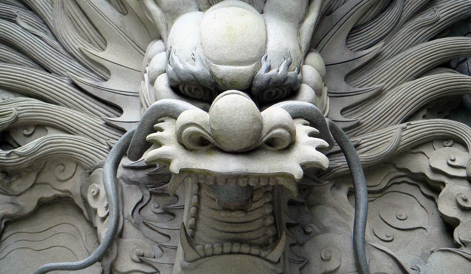 demon - fictional character, representation, solid, 1080P, full frame, bas relief, human representation, statue, sculpture, outdoors, close-up, carving - craft product, HD Wallpaper