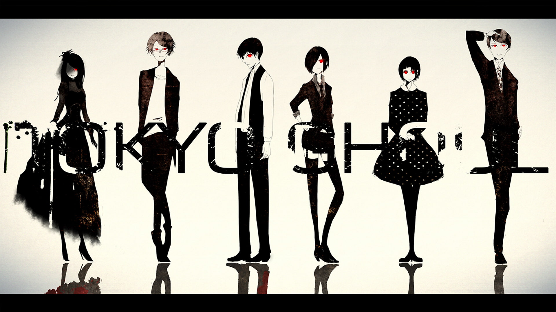 Shū Tsukiyama, Nishiki Nishio, Hinami Fueguchi, 1080P, Anime, Tokyo Ghoul, Rize Kamishiro, Ken Kaneki, Touka Kirishima, HD Wallpaper