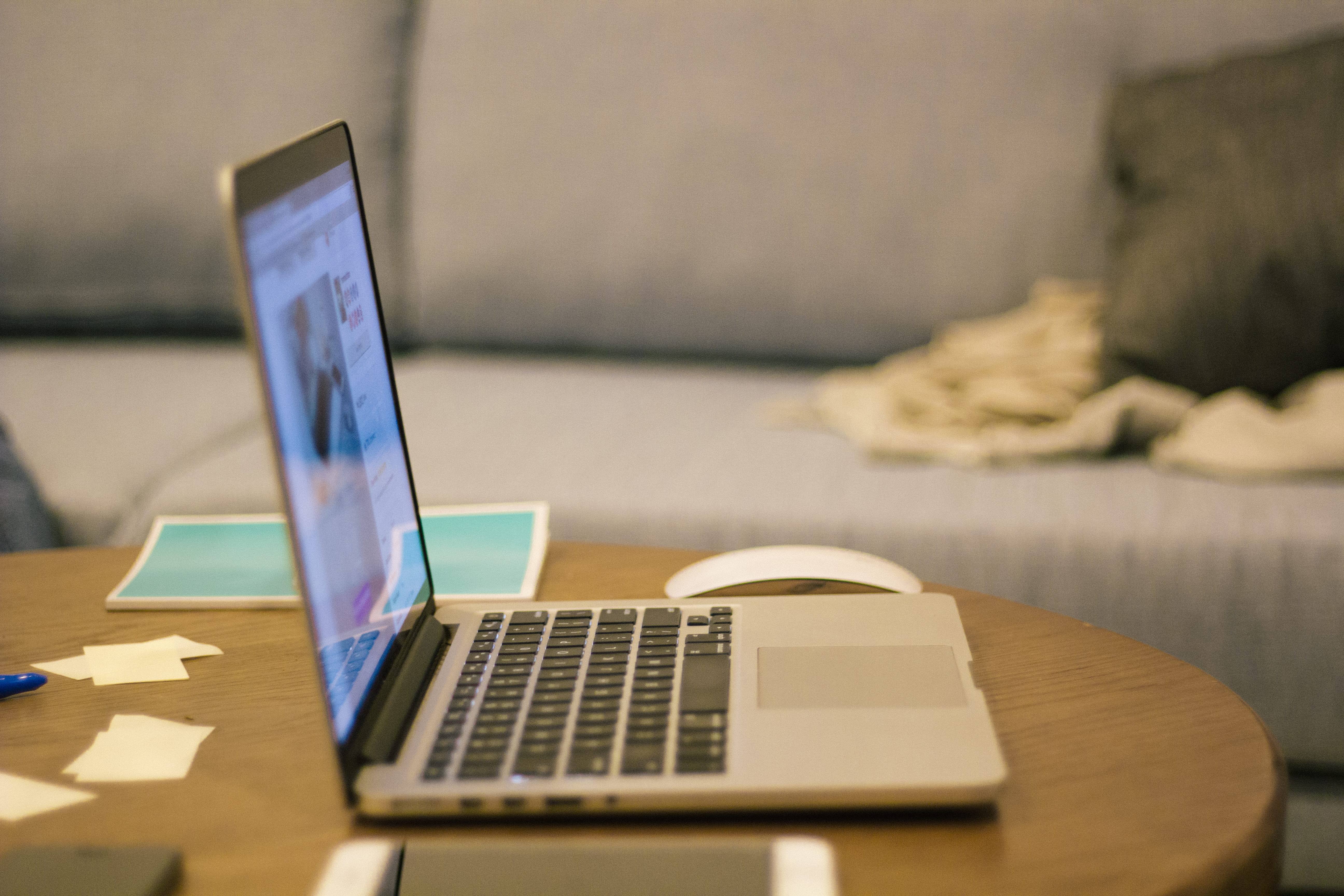 internet, computer, work, close up, connection, apple devices, communication, macbook pro, book, desk, keyboard, no people, close-up, absence, selective focus, HD Wallpaper