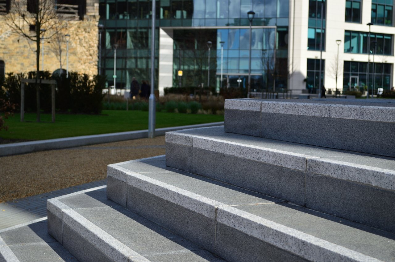 Steps, 720P, stairs, Leeds, Concrete, Cityscape, HD Wallpaper
