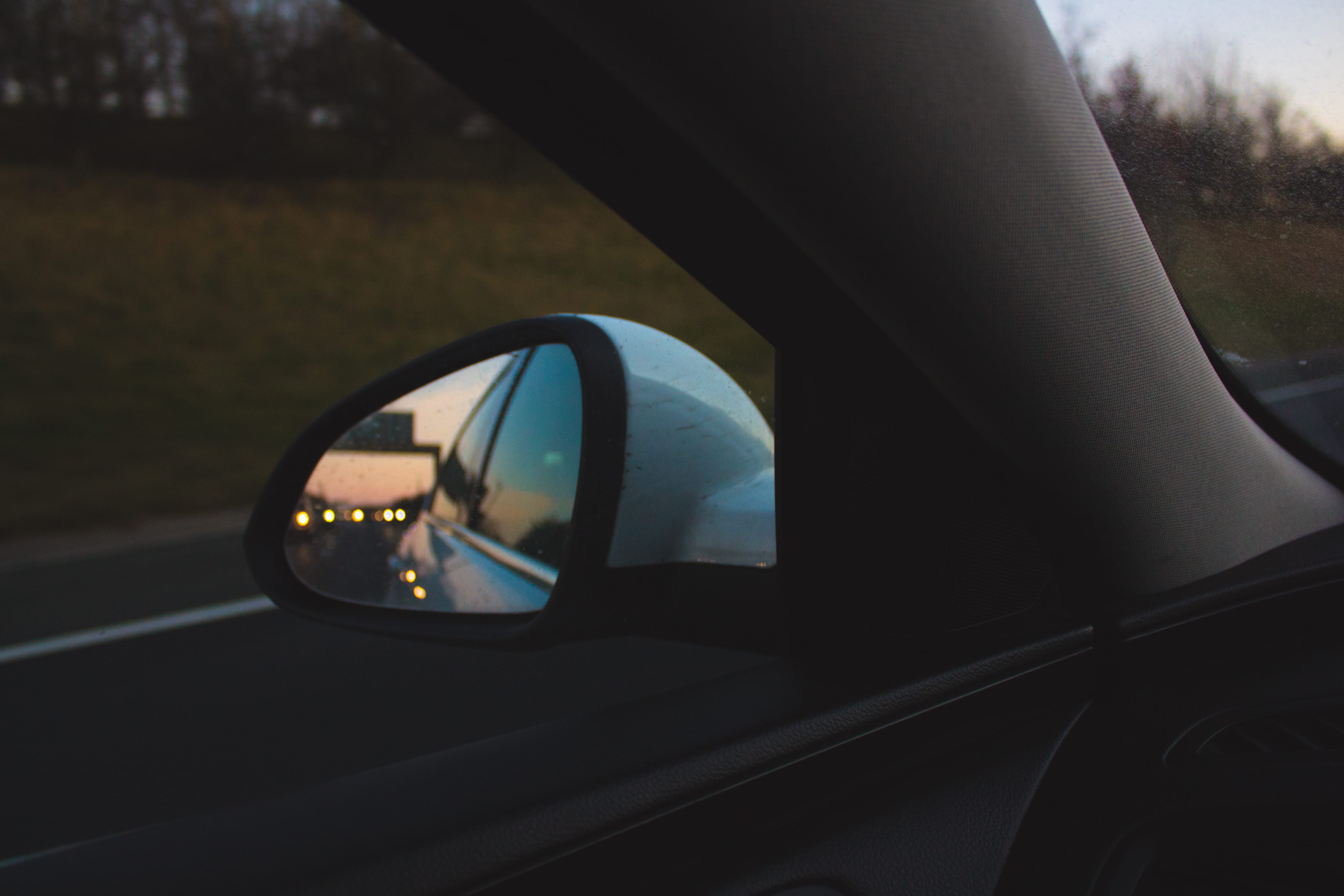 road trip, nature, adventure, road, united kingdom, car, bokeh, 4K, outdoors, car interior, travel, land vehicle, focus on foreground, background, HD Wallpaper