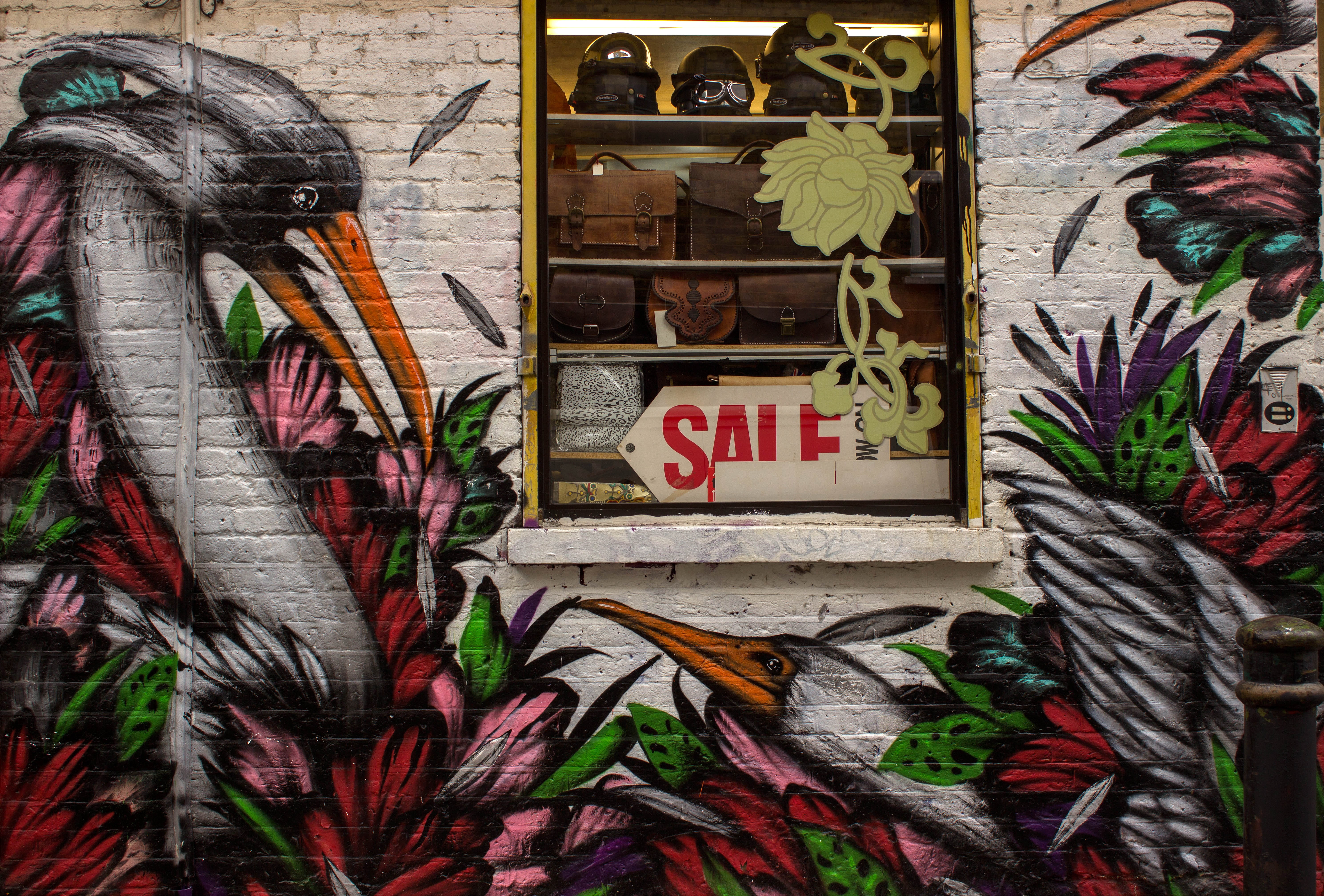 wall, paint, human representation, day, architecture, shoreditch, eastend, 5K, western script, built structure, graffiti, multi colored, wall - building feature, HD Wallpaper