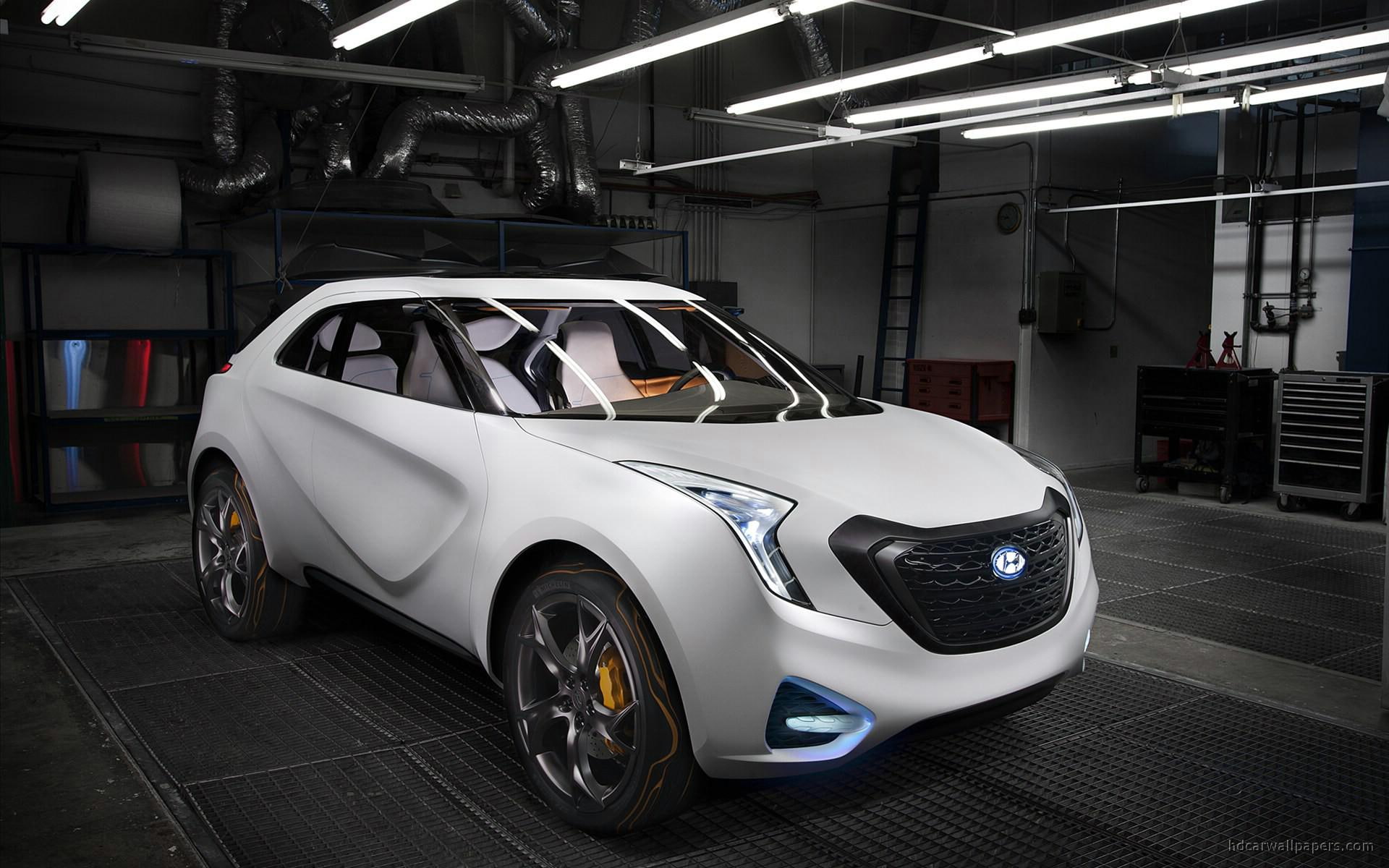 1080P, cars, coupe, curb, concept, hyundai, white, 2011, HD Wallpaper