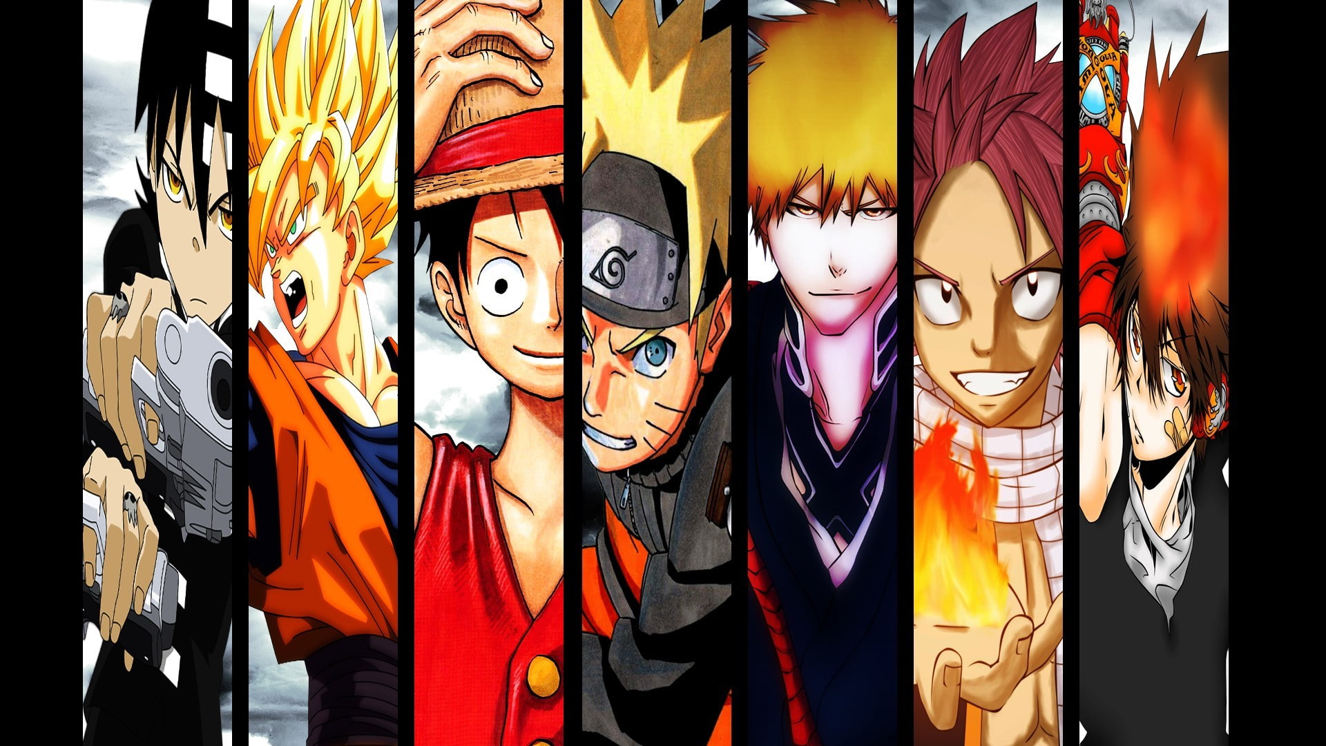 feature, anime, 1080P, characters, HD Wallpaper