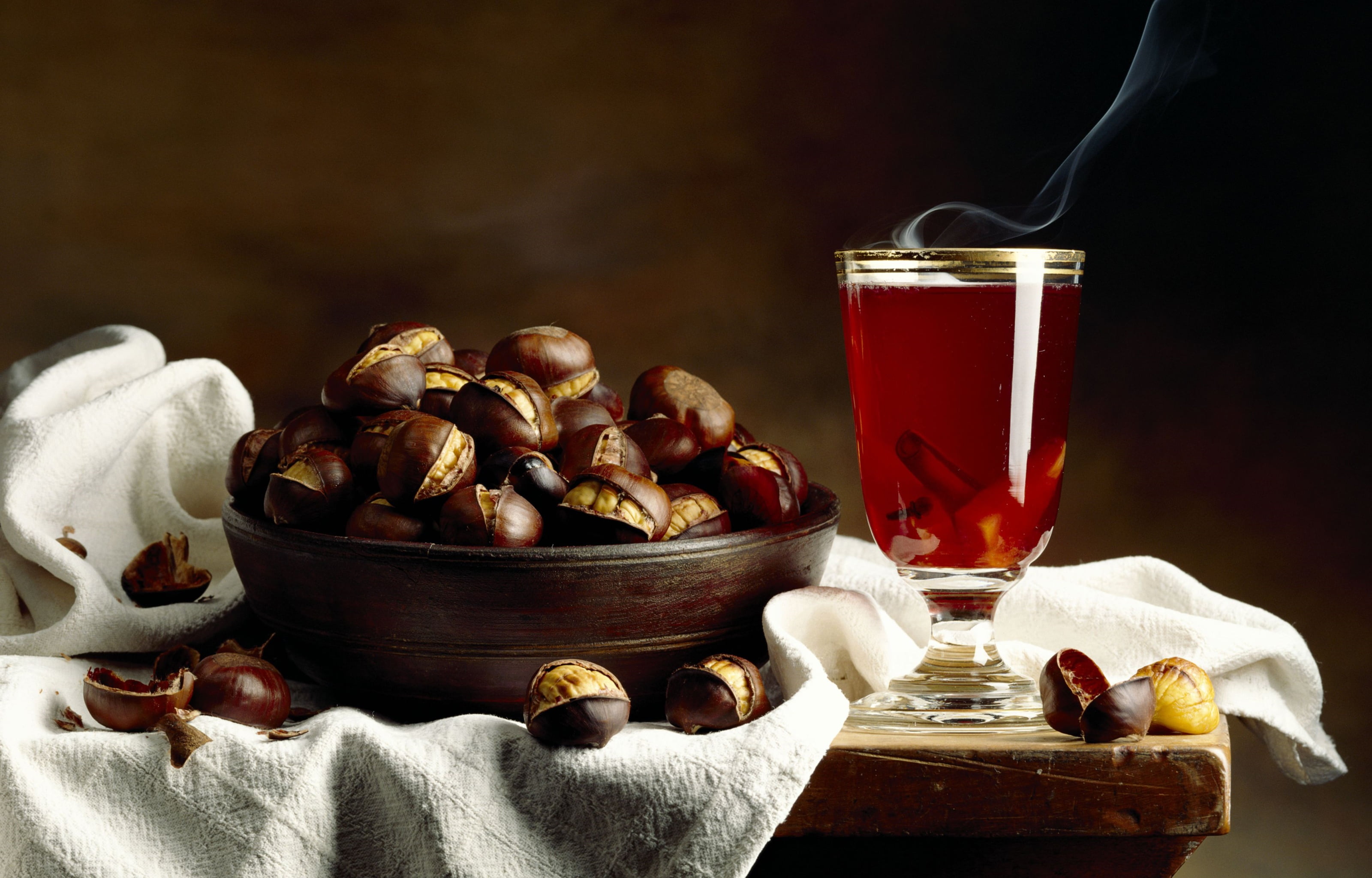 2K, mulled wine, chestnuts, cinnamon, HD Wallpaper