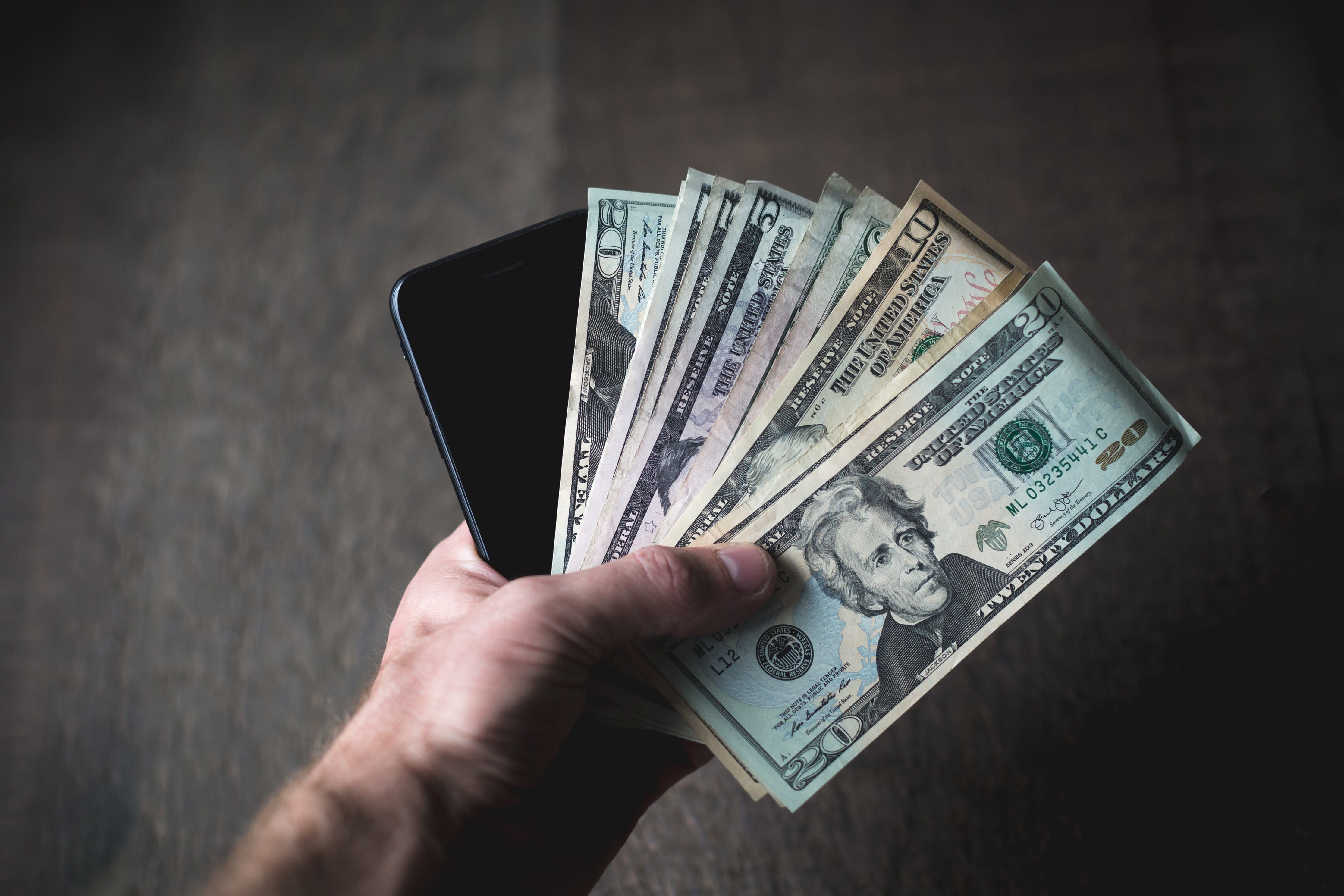 Hands, 4K, buying, giving, indoors, Money, making money, one person, Bank, dollar sign, close-up, photo, men, human hand, adult, business, Phones and Cases, HD Wallpaper
