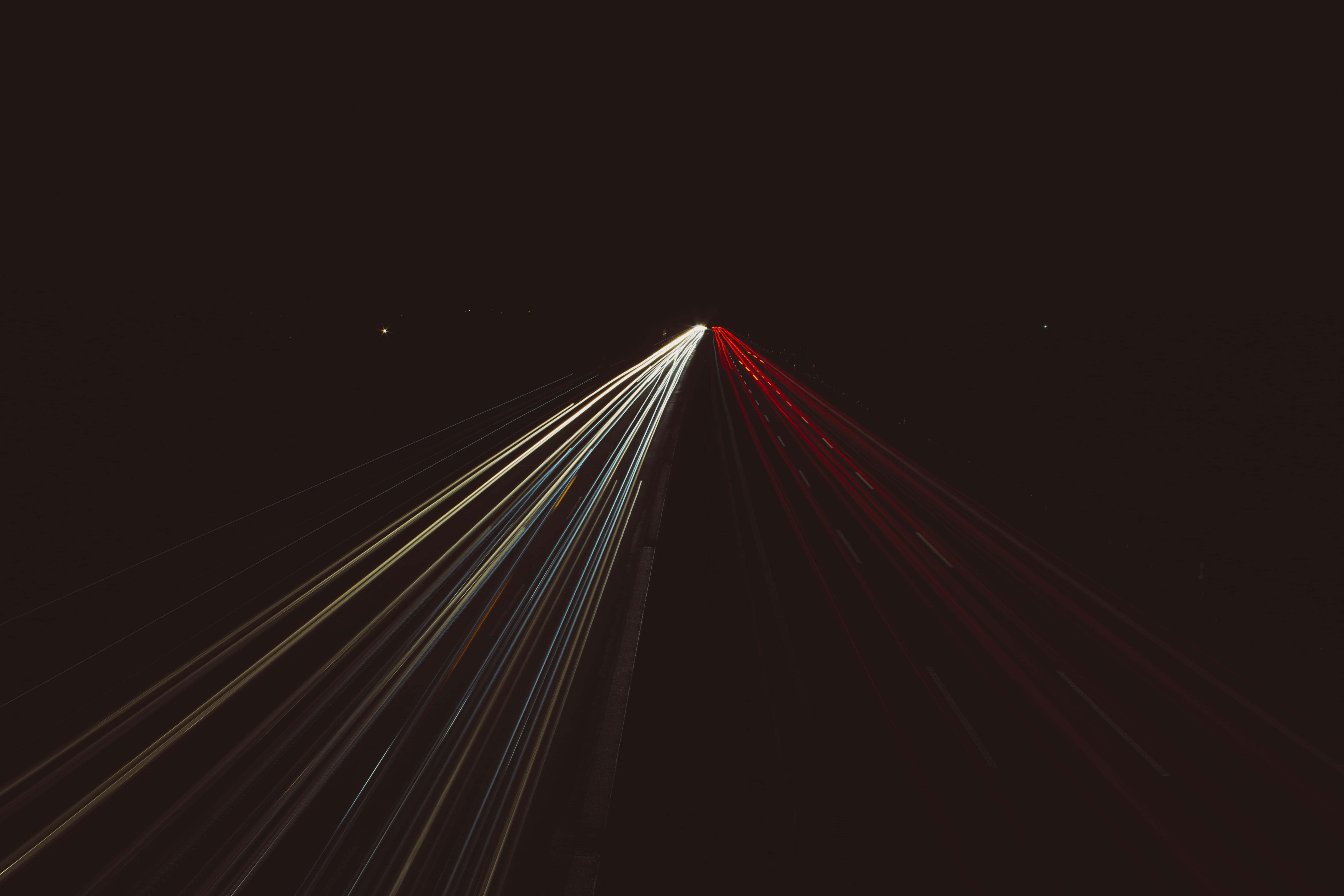 red, architecture, the way forward, light, car, pattern, motion, speed, arts culture and entertainment, light trail, transportation, tail light, time, lights, HD Wallpaper