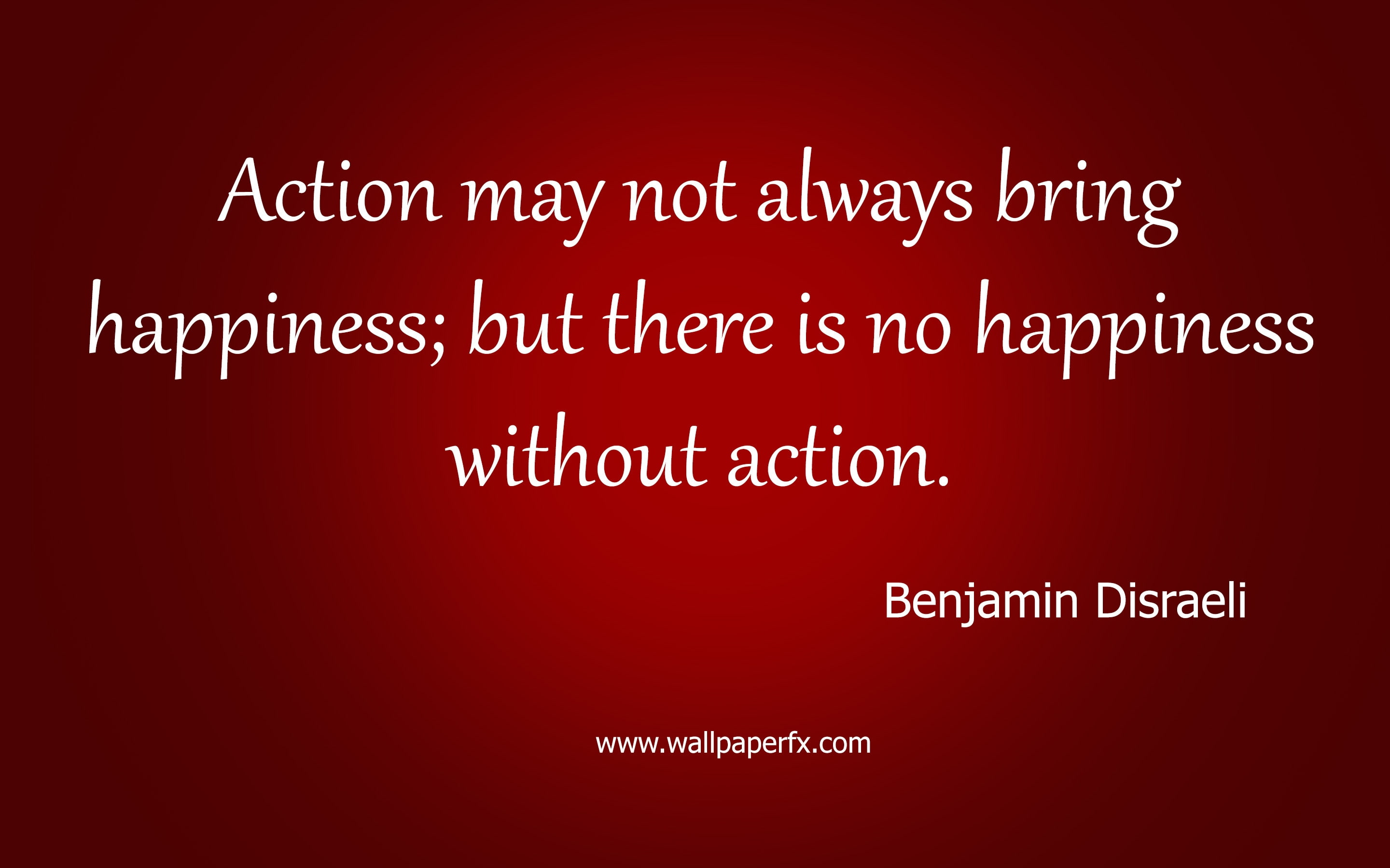 benjamin, happiness, quote, 2K, disraeli, HD Wallpaper